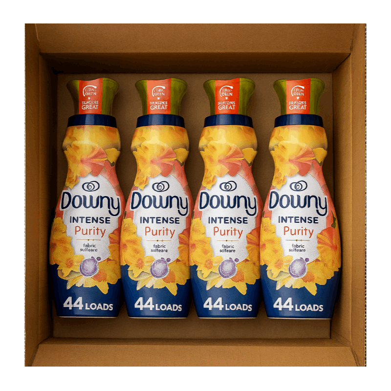 TEMU Downy Purity Fabric Softener 44 – Long- Scent, 32 Fl Oz, Pack Of 4 Bottles