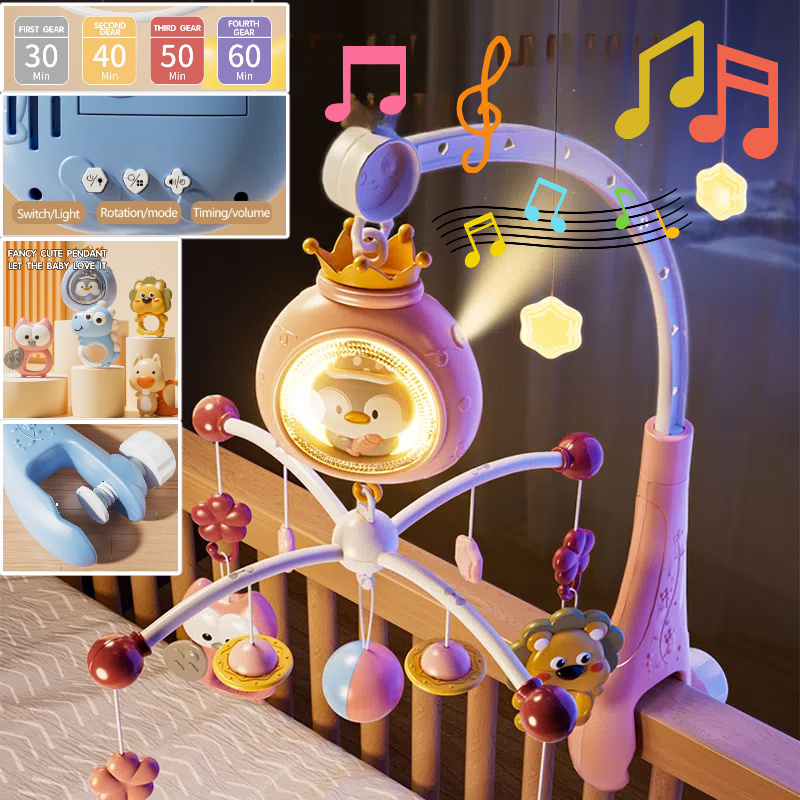 1 set nursery wind chime bed chimes baby mobile crib bells
