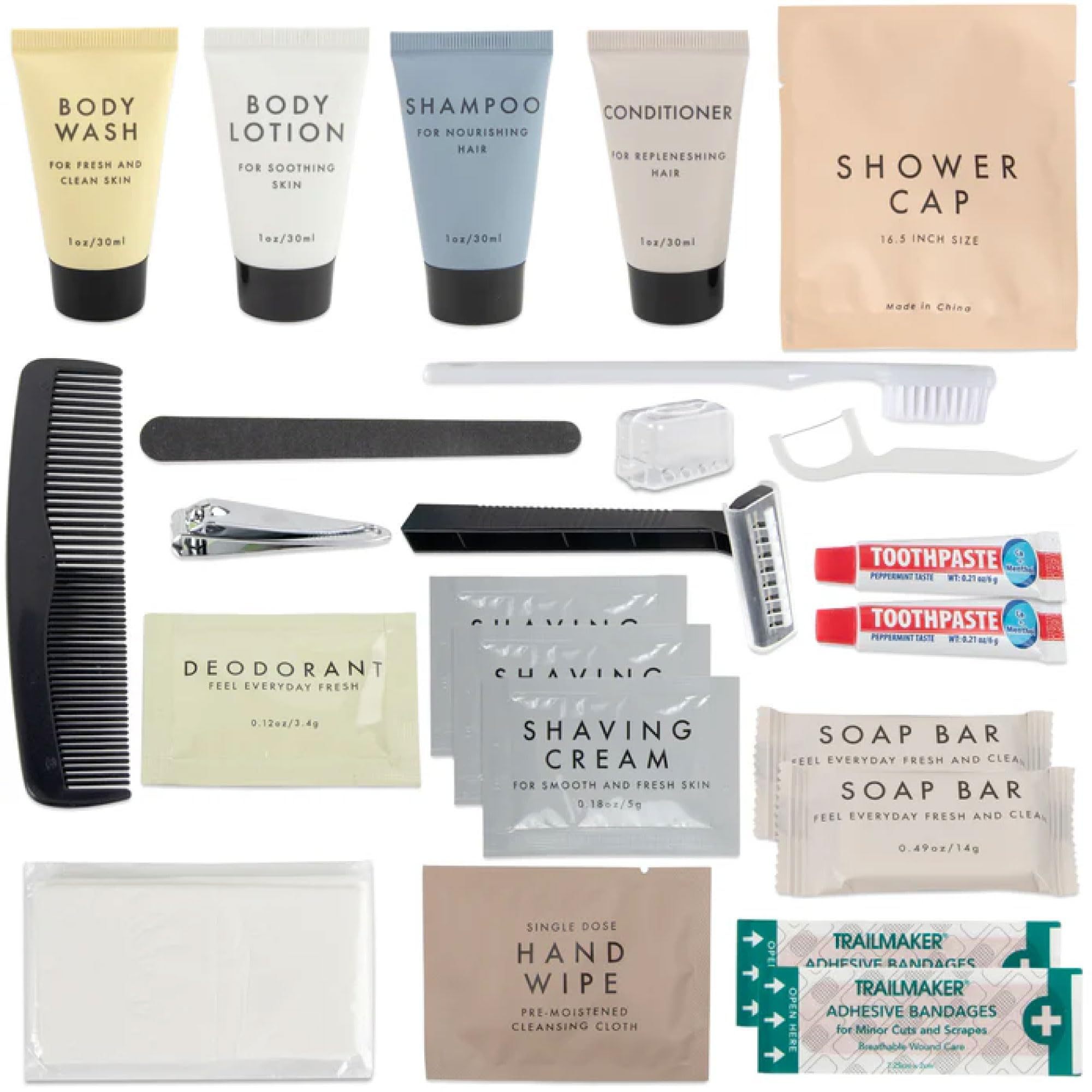 travel toiletry kit sold on Temu United States