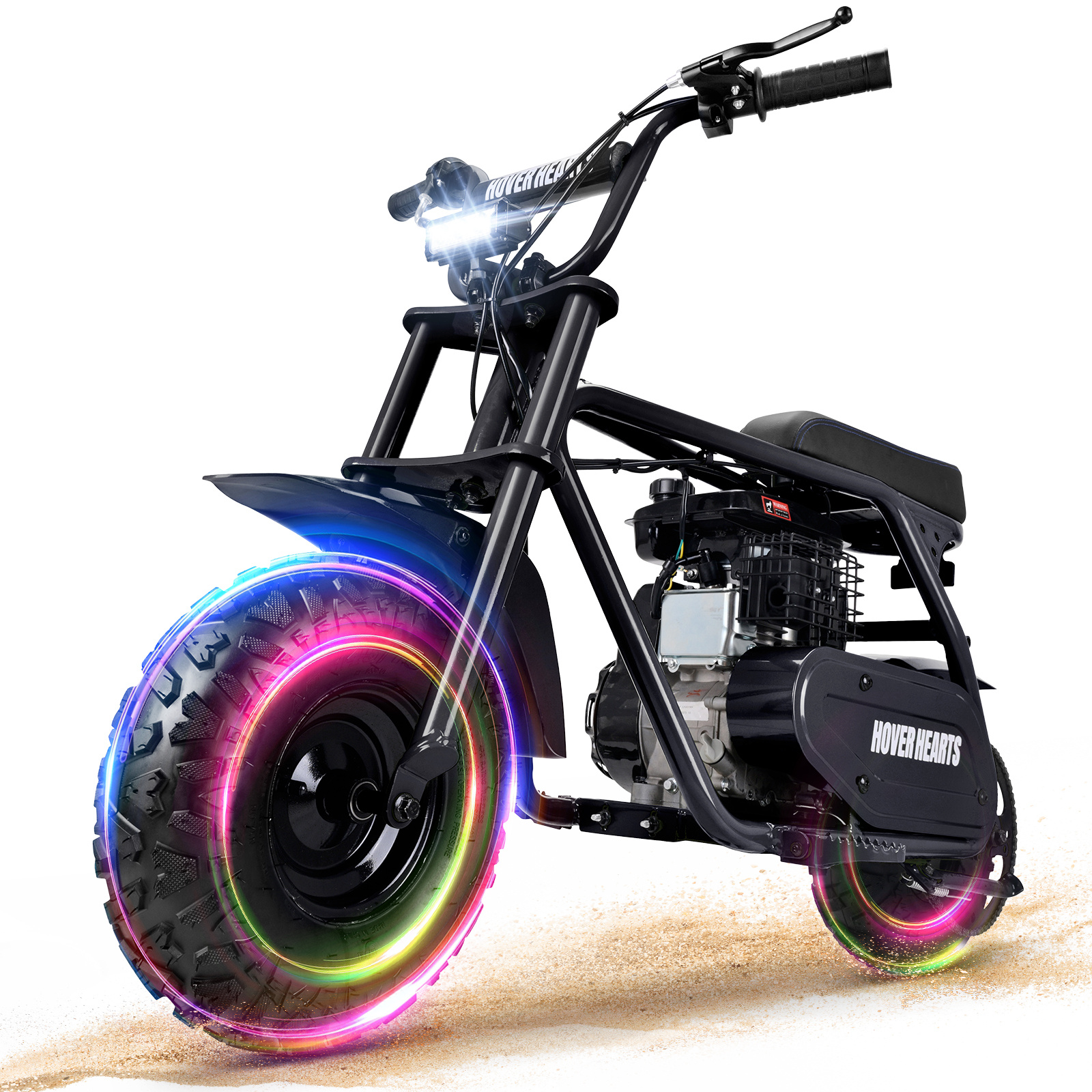 99cc youth mini dirt bike | Four-stroke gasoline-powered off-road motorcycle with a sturdy steel frame |gas-powered motocross for outdoor off-road ridingIdeal Halloween/Christmas/Birthday gift - Image 4