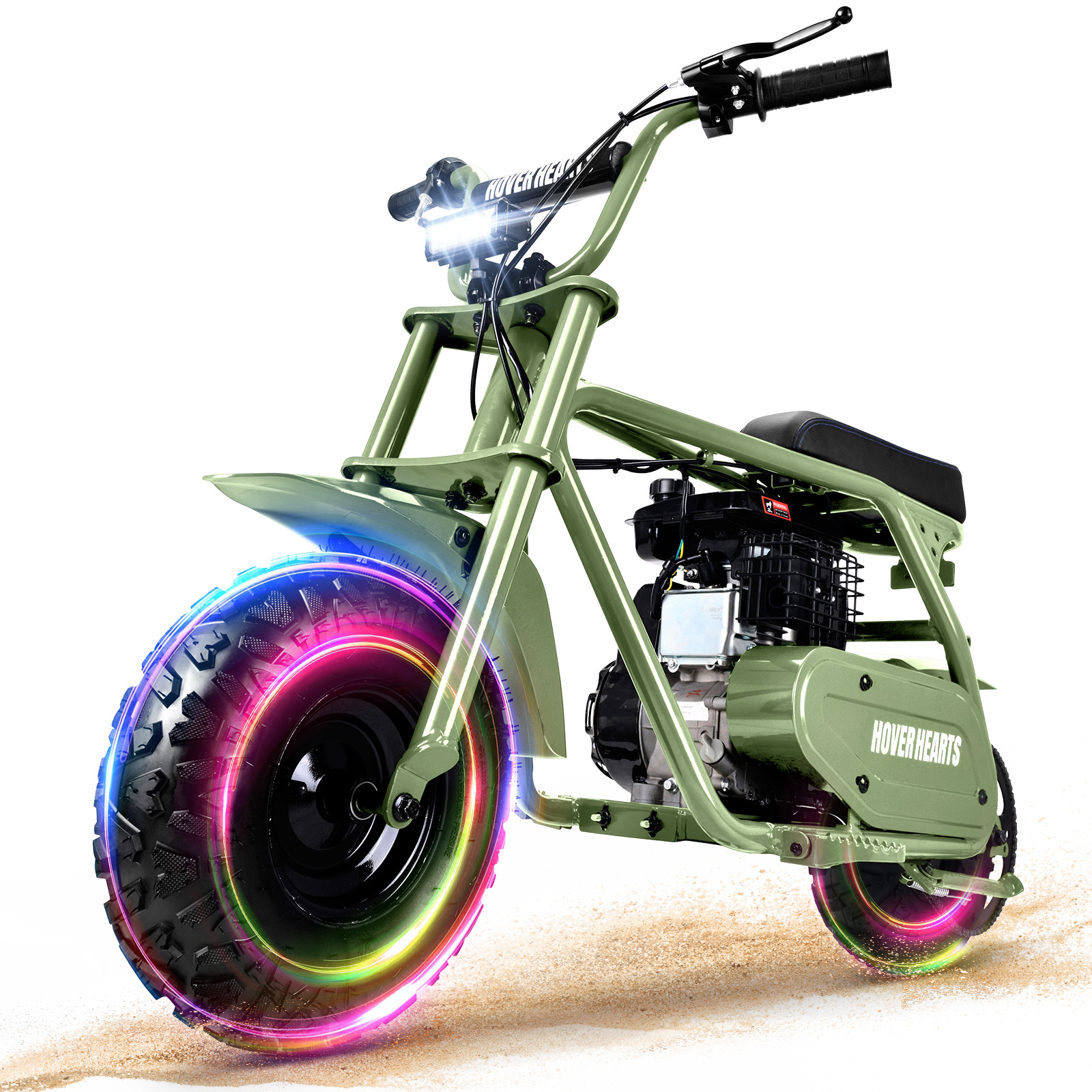 99cc youth mini dirt bike | Four-stroke gasoline-powered off-road motorcycle with a sturdy steel frame |gas-powered motocross for outdoor off-road ridingIdeal Halloween/Christmas/Birthday gift - Image 9