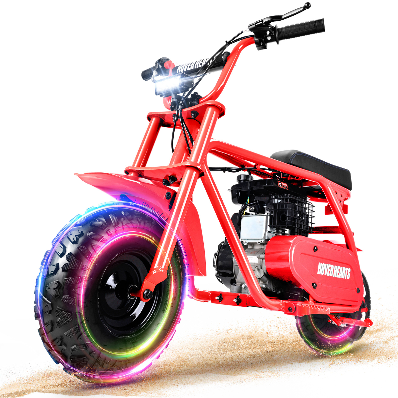 99cc youth mini dirt bike | Four-stroke gasoline-powered off-road motorcycle with a sturdy steel frame |gas-powered motocross for outdoor off-road ridingIdeal Halloween/Christmas/Birthday gift - Image 6