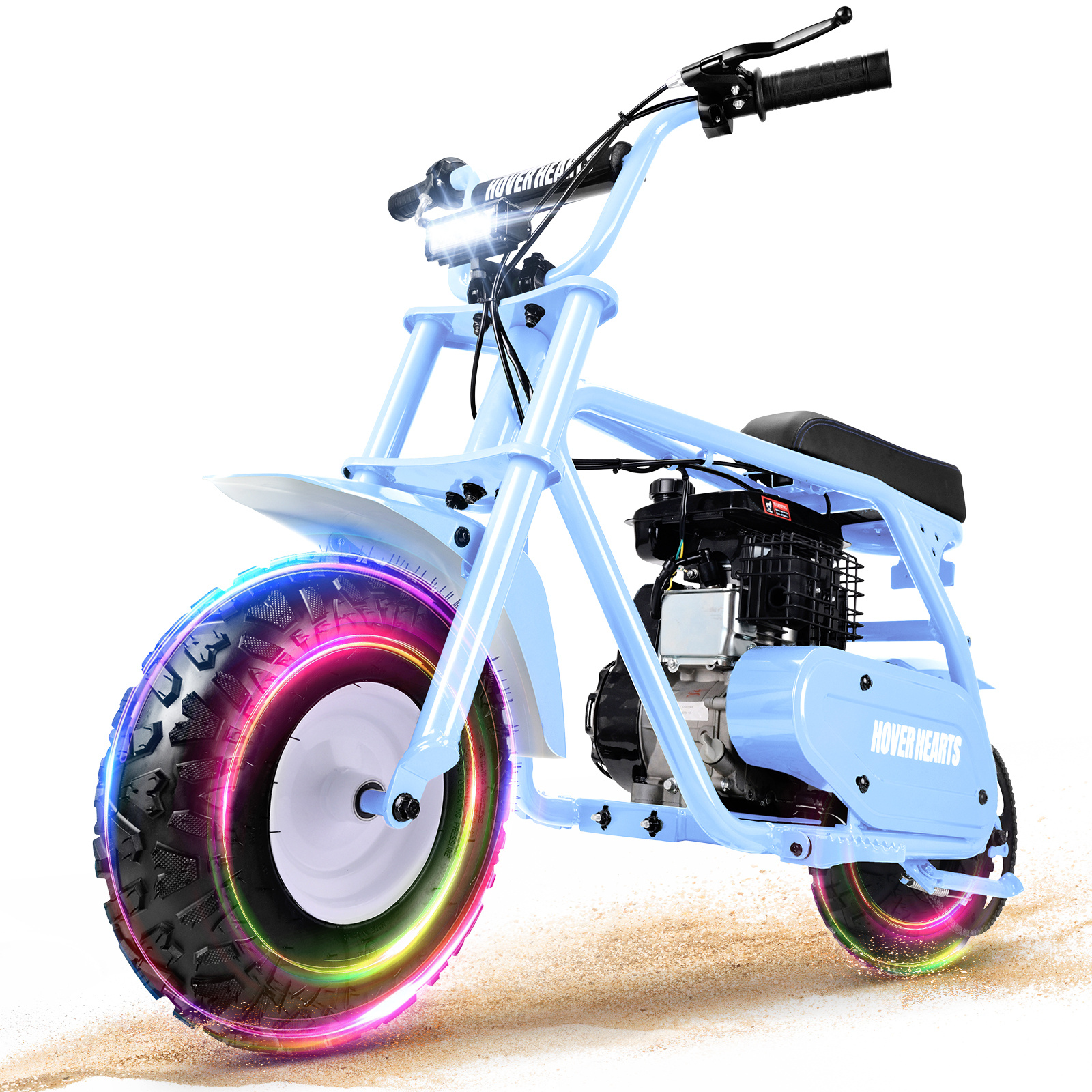 99cc youth mini dirt bike | Four-stroke gasoline-powered off-road motorcycle with a sturdy steel frame |gas-powered motocross for outdoor off-road ridingIdeal Halloween/Christmas/Birthday gift - Image 13