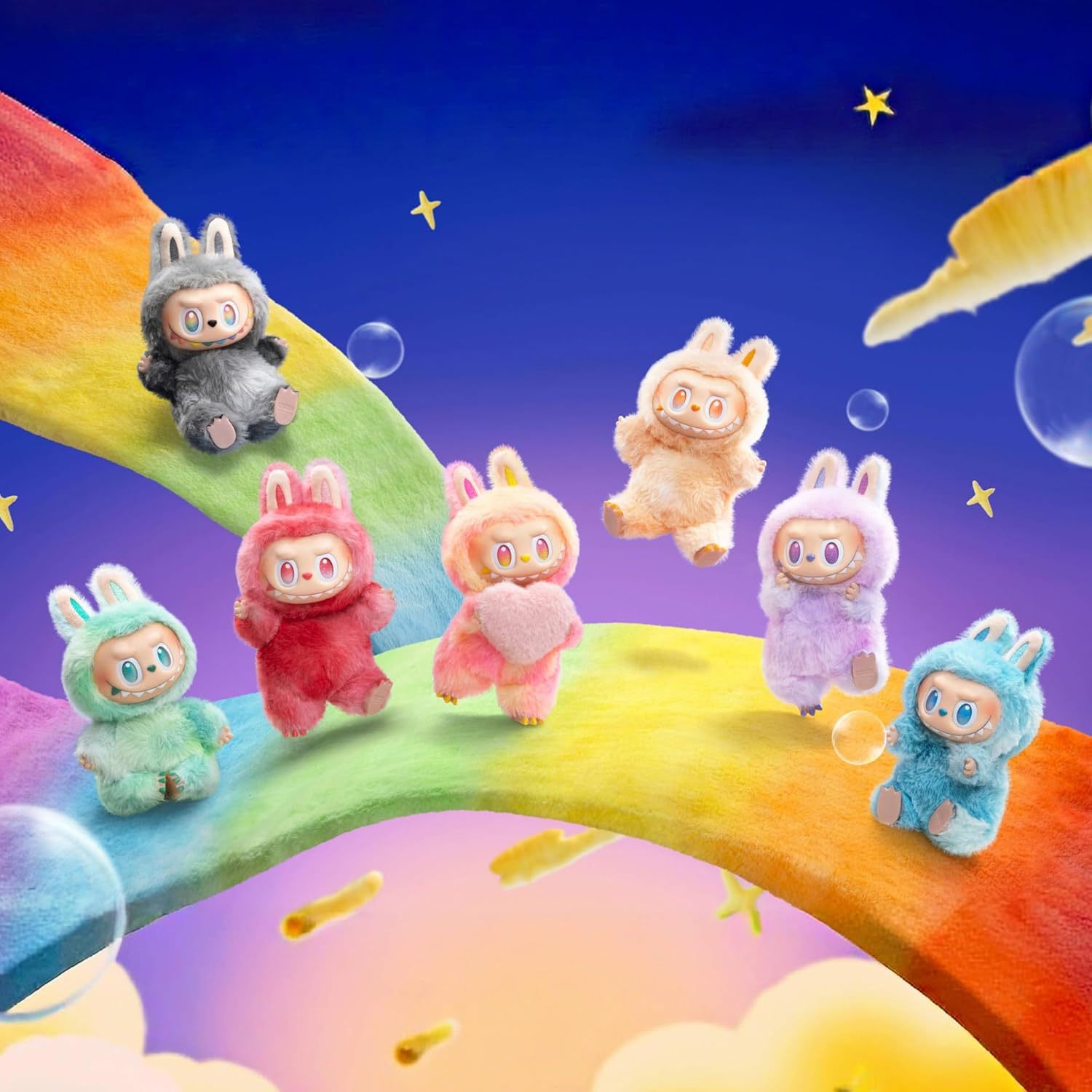 POP MART Labubu 3.0 The Monsters Big into Energy Series-Vinyl Plush Pendant Blind Box, Blind Box Figures, Random Design Action Figures Collectible Toys Home Decorations, Single Box