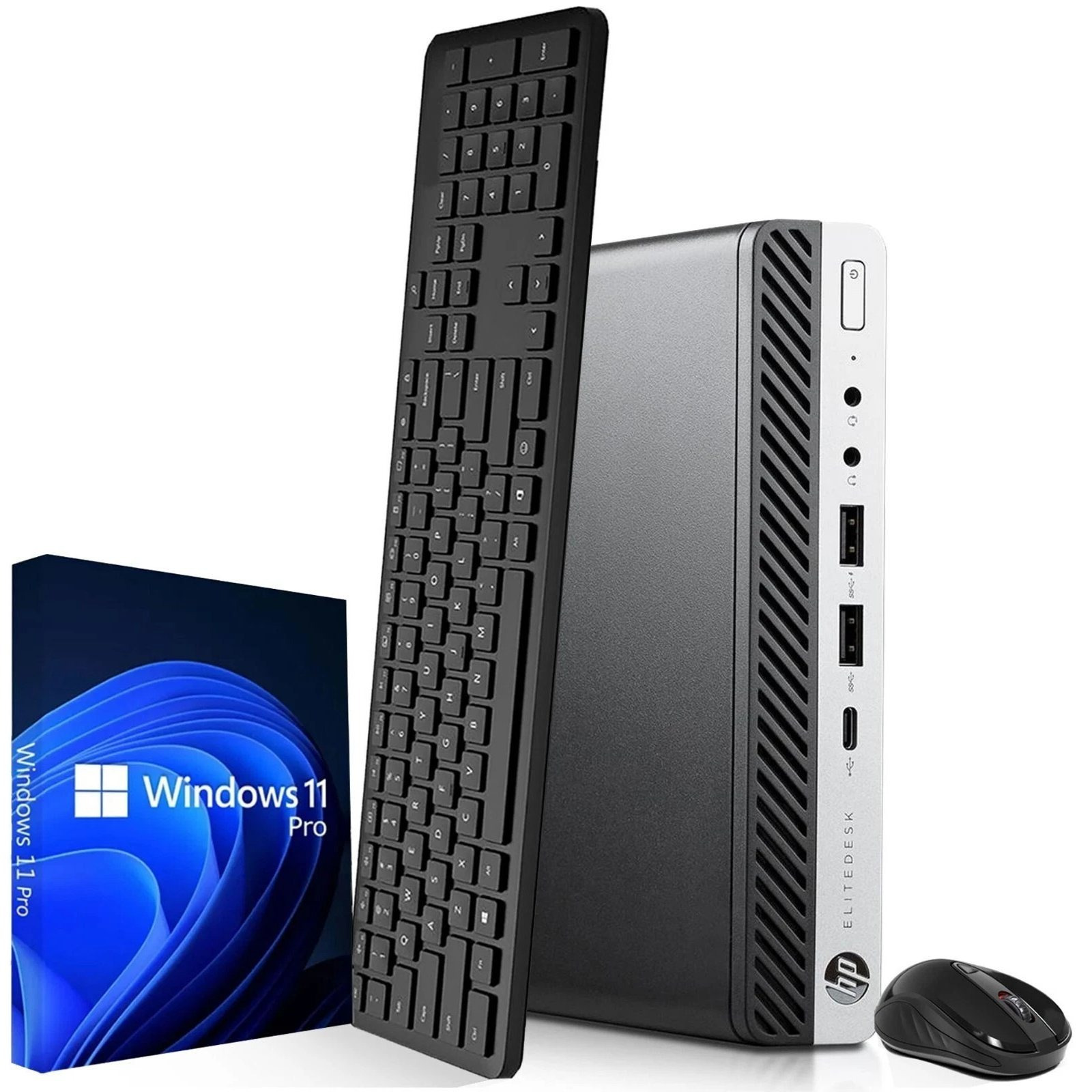 mini pc, lake n100 (up to 3.4ghz), win 11 pro desktop computer