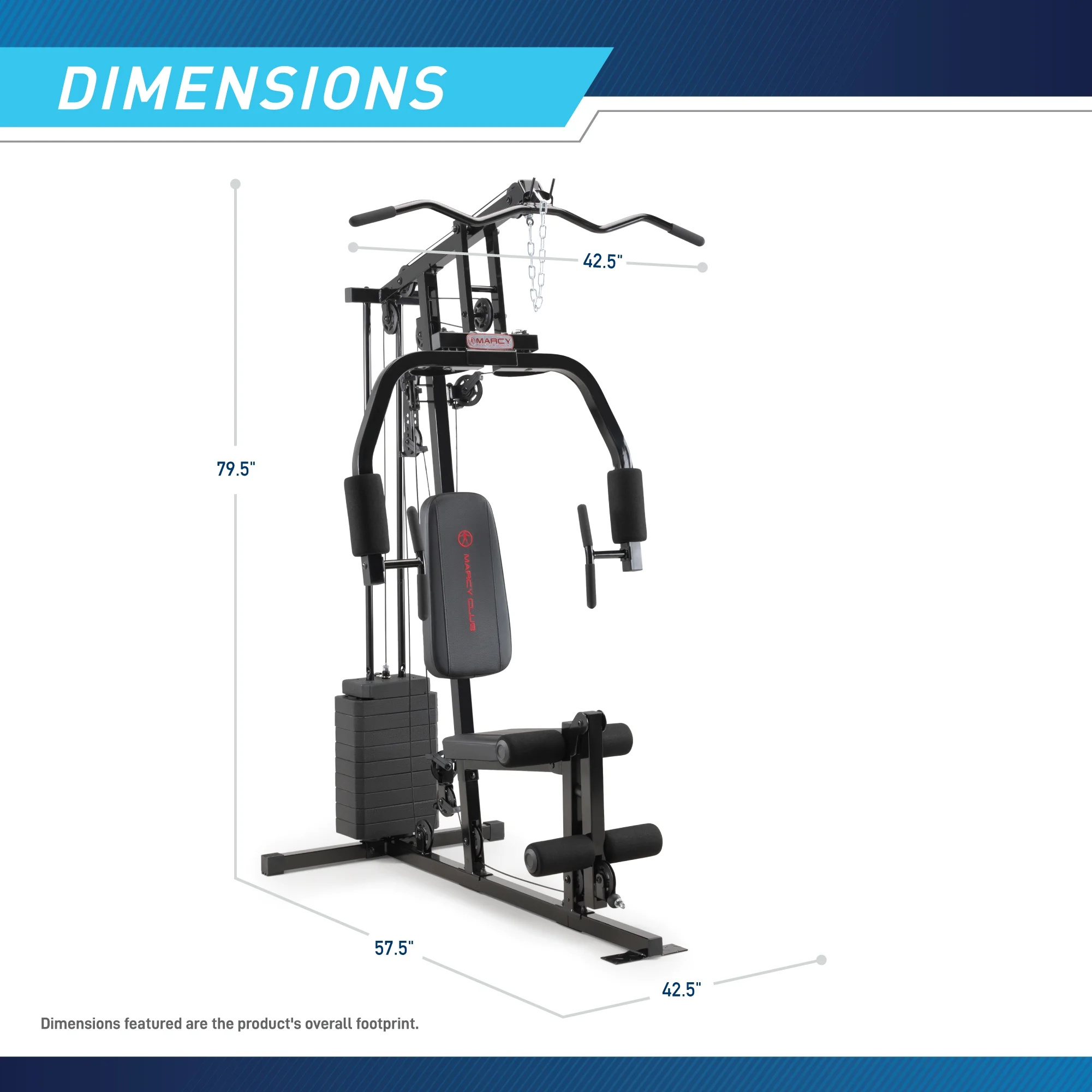 100 lbs Stack Home Gym