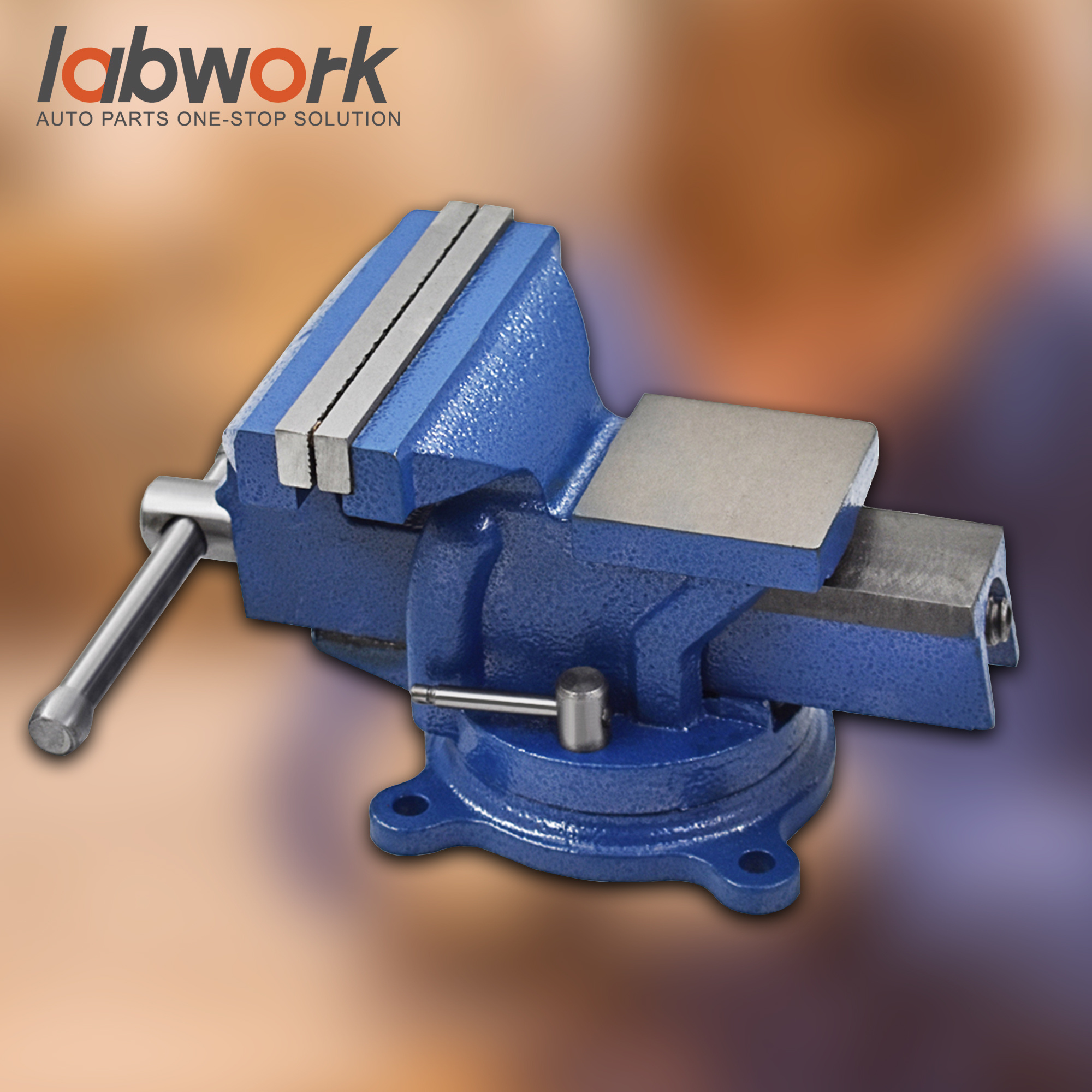 TEMU 4 Inch Heavy Duty Bench Vise With 360 Degree Swivel Base Clamping And Fixing Auxiliary For Woodworking, Home Shop Metal Diy And Model Making