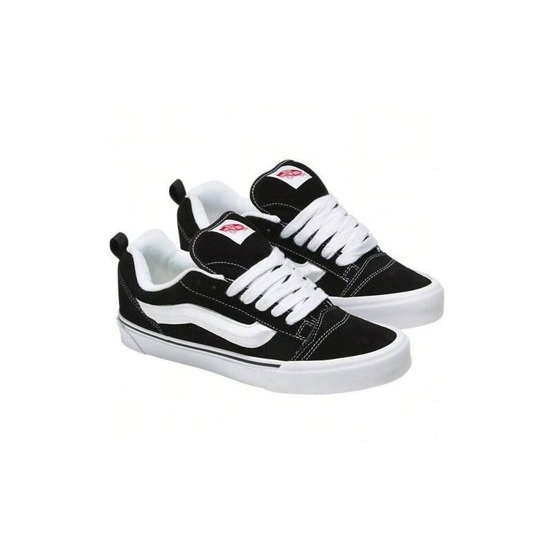 Vans Knu Skool Casual Sneakers Black White Unisex Shoes