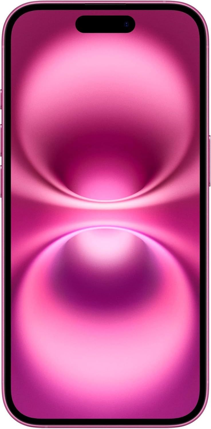 Apple iPhone 16, US Version, 128GB, Pink - Unlocked (Renewed Premium)