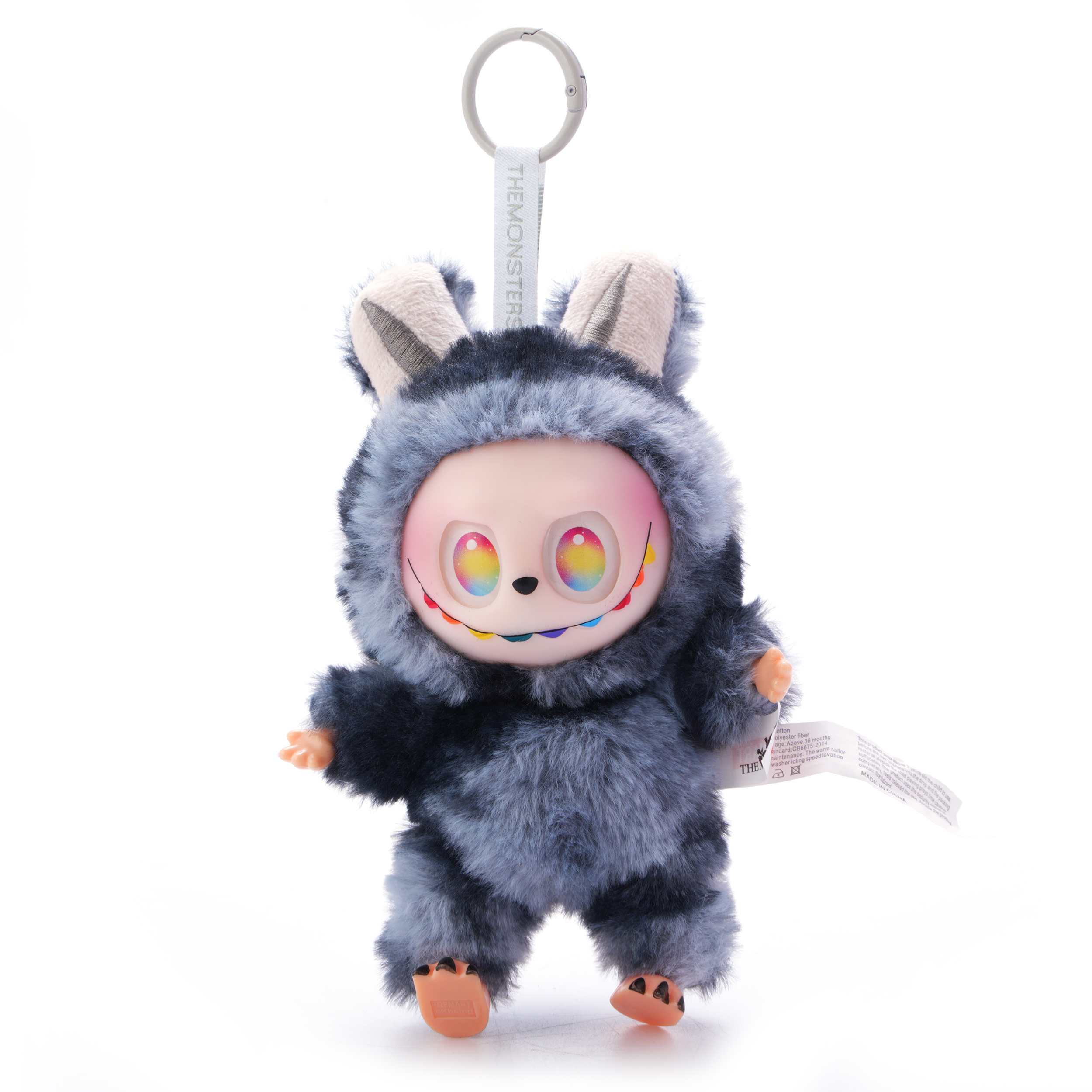 Labub 3.0 plush doll keychain pendant doll blind box (random delivery)