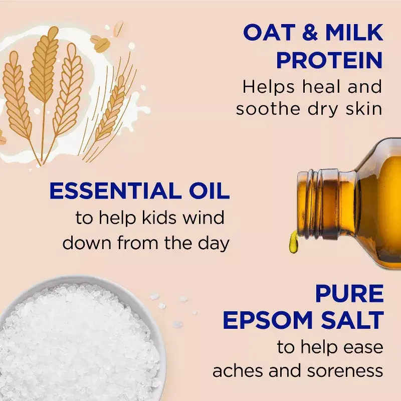 3-in-1 bubble bath body wash & shampoo - oat & milk - 20 fl oz Product details 2