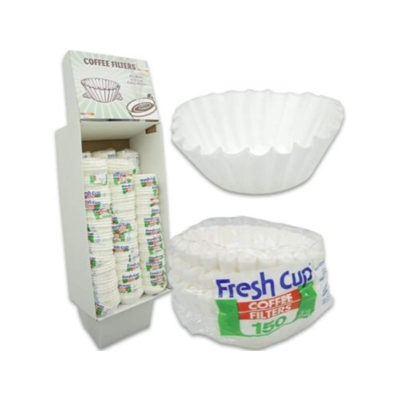 TEMU 1 Pack : Fresh Cup Coffee Filters, Fits Most Basket Coffeemakers, 150 Filters.