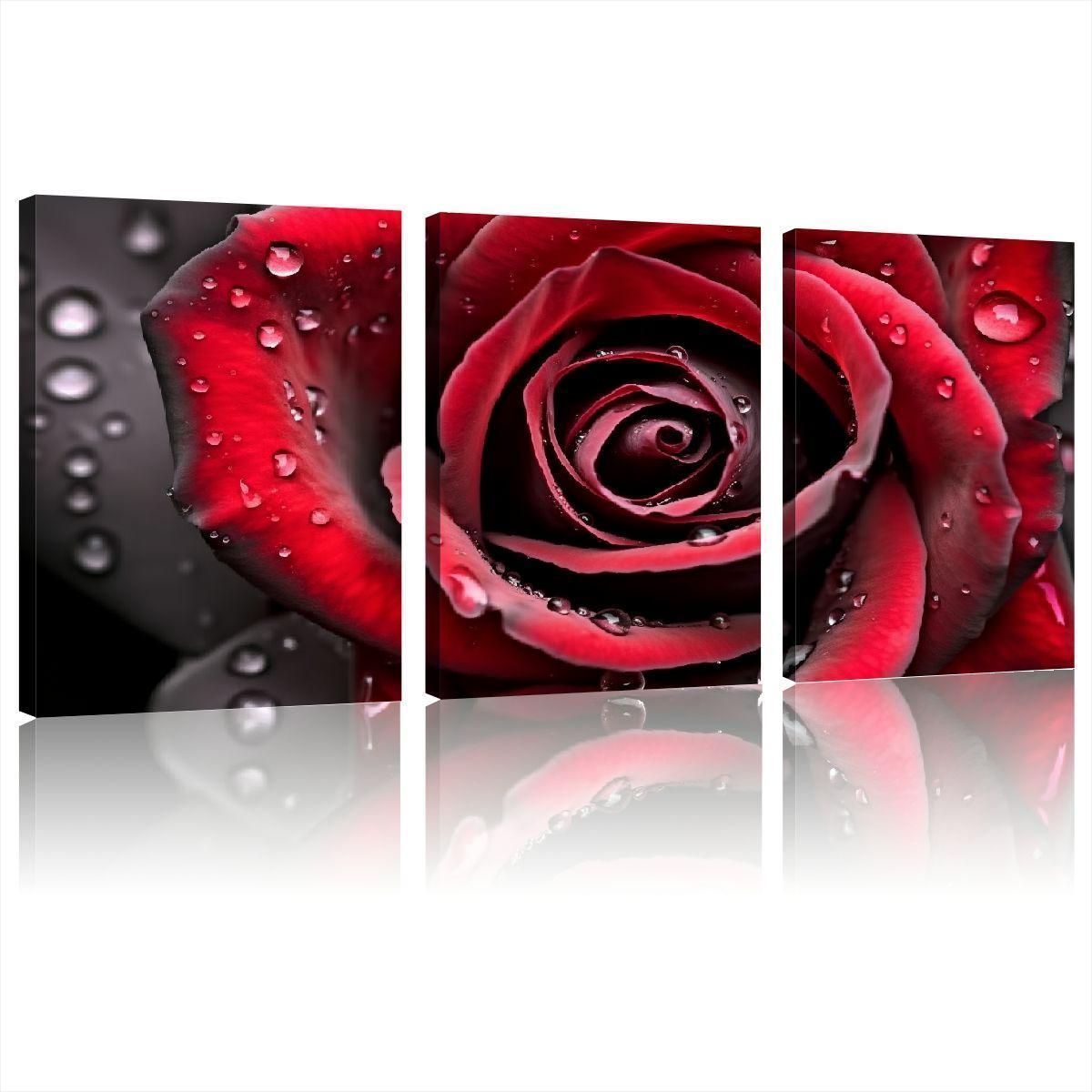 rose wall art sold on Temu United States
