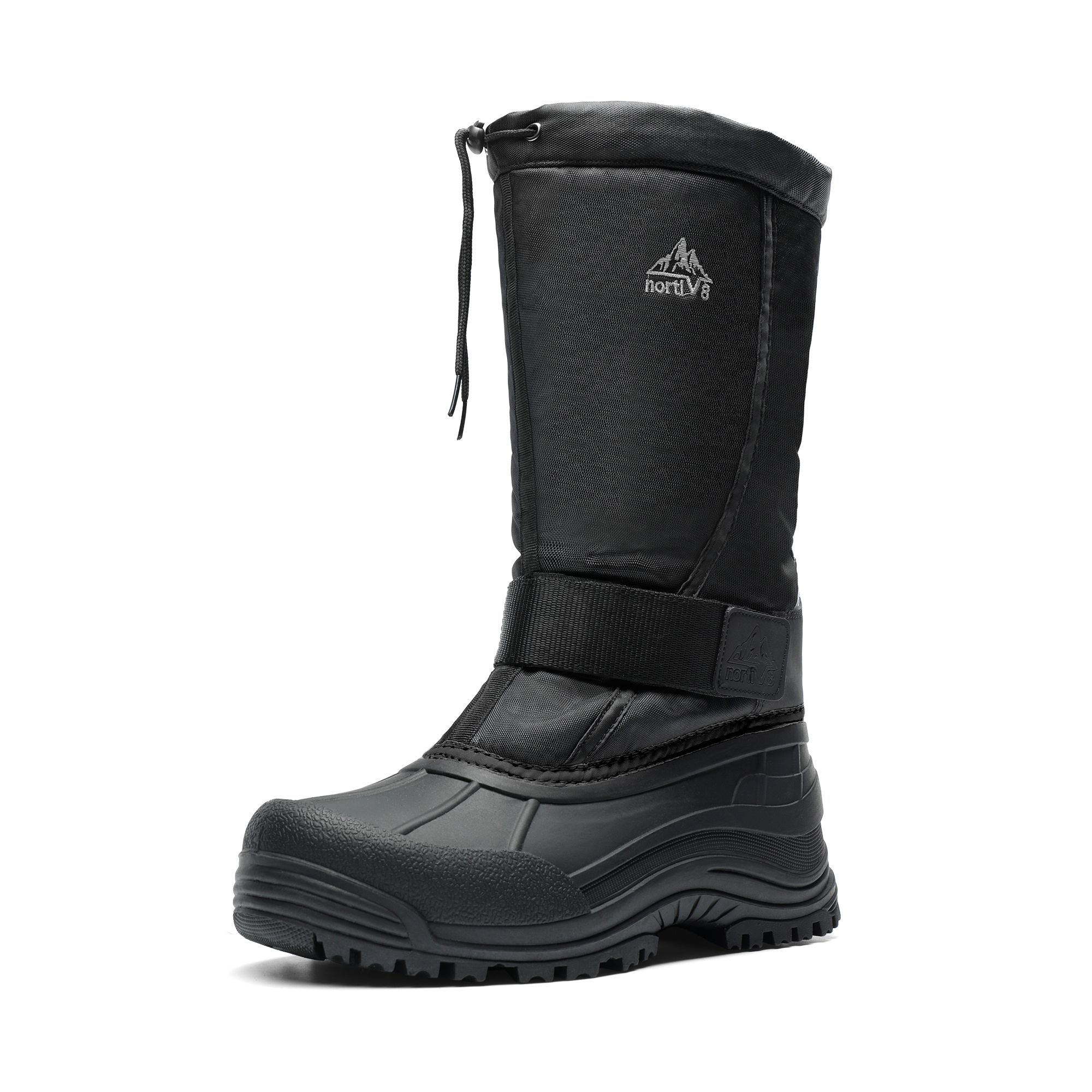 Men's Waterproof Winter Snow Boots With Faux Fur Lining Insulated Lightweight Mid-calf Outdoor Boots Warm Slip-resistant Shoes For Snow Shoveling Ice Fishing Hiking