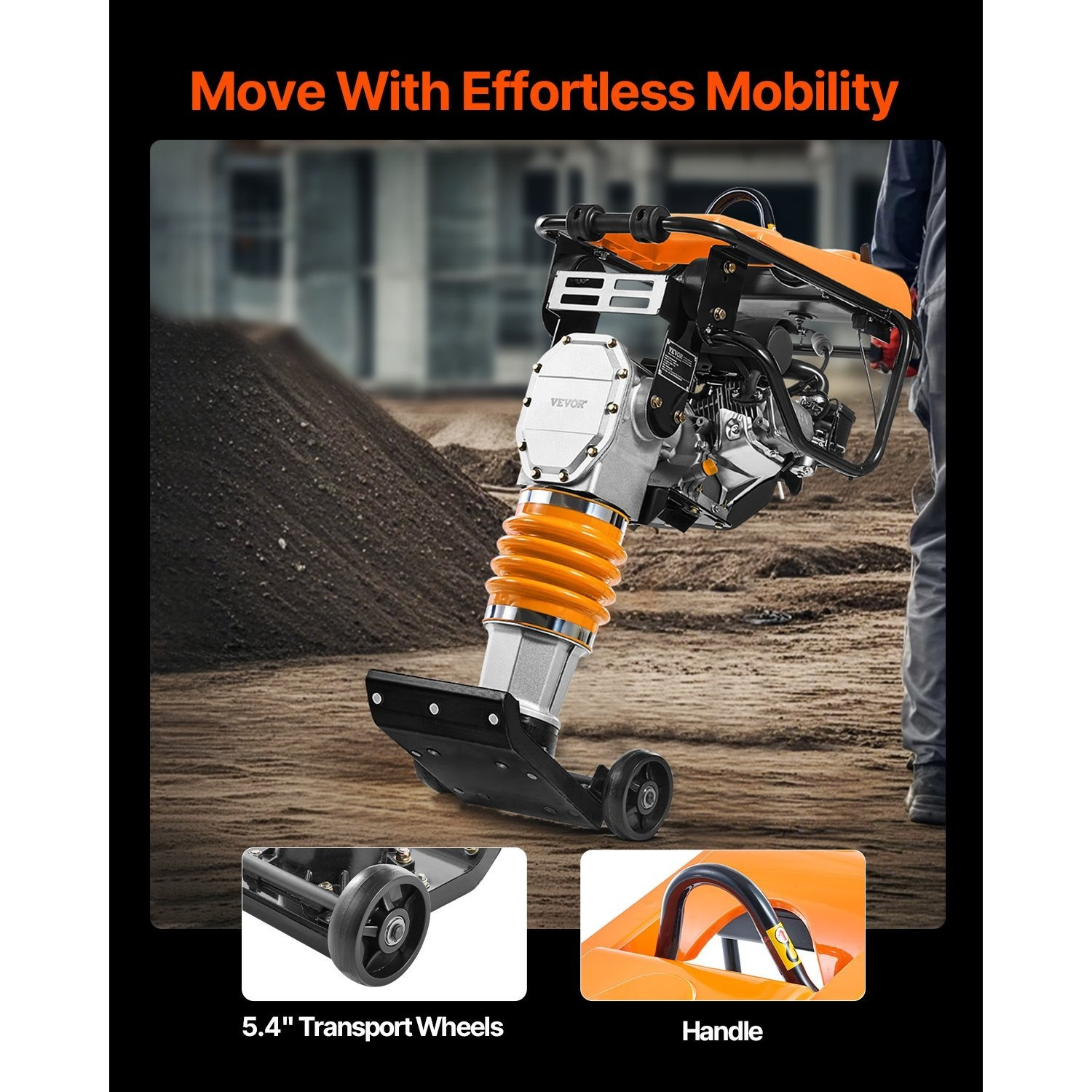 6 5   196 cc     vibratory rammer tamper   Product details 6