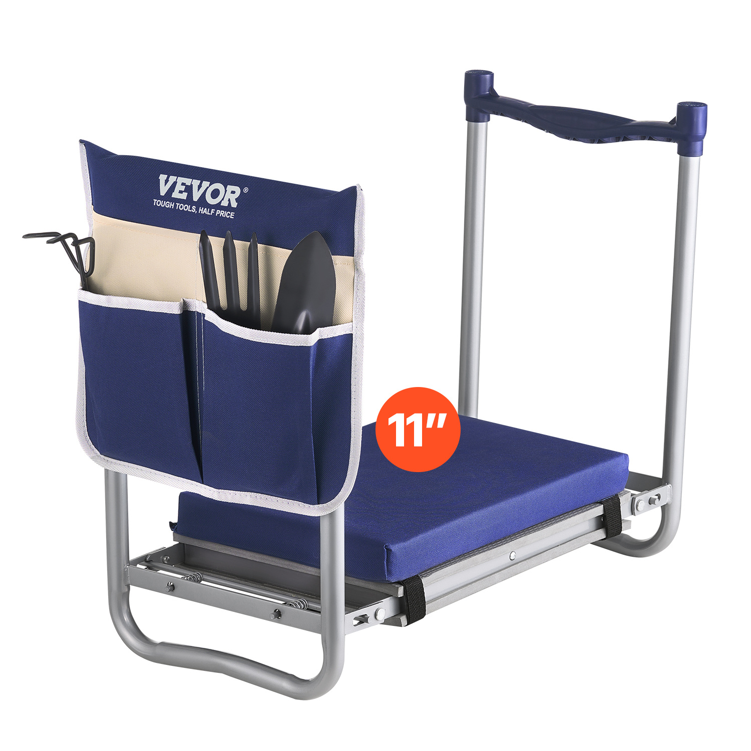 TEMU Vevor Garden Kneeler 11" Eva Pad 2 In 1 Folding Garden Stool Heavy Duty Garden Bench 1pc/2pcs