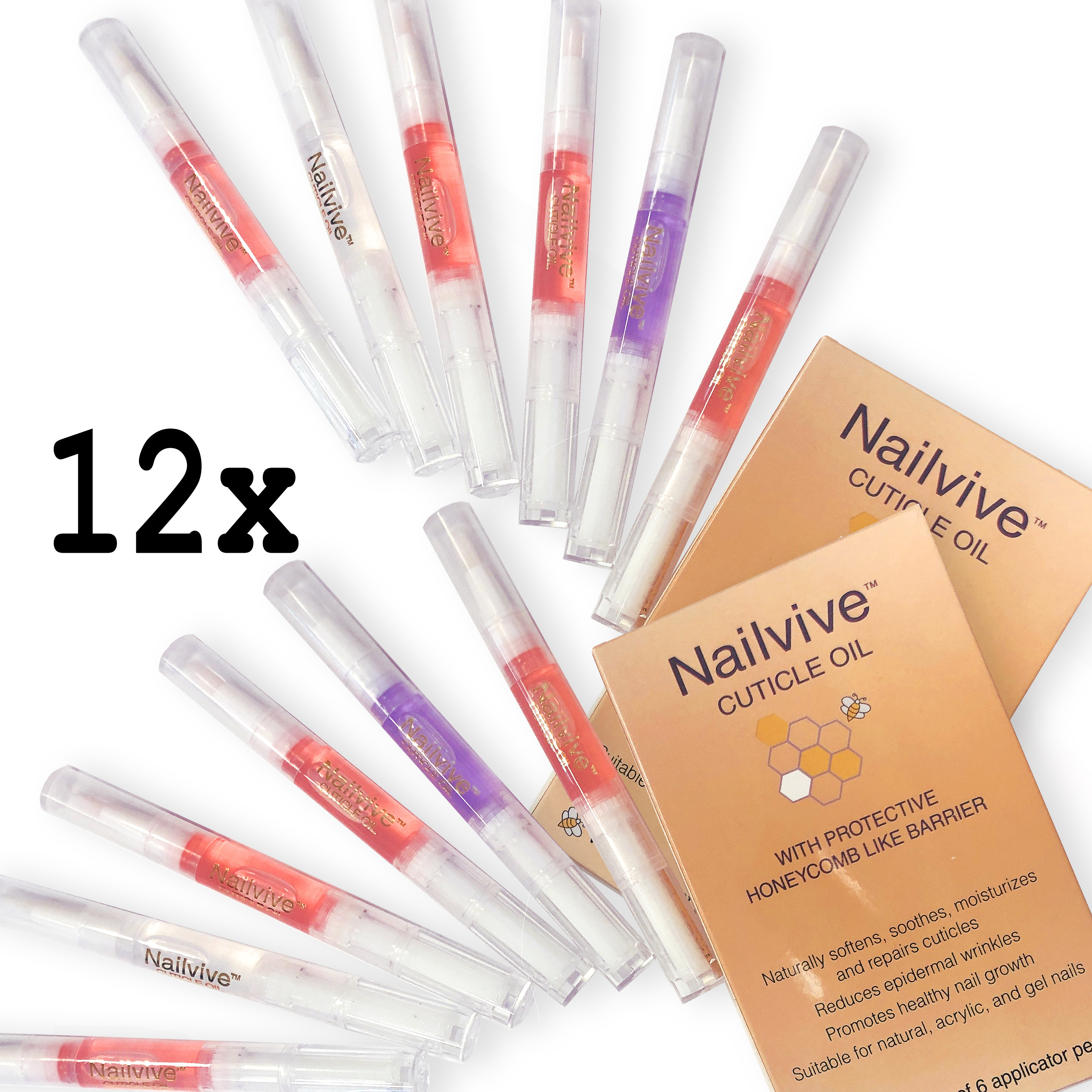 TEMU 6 Pens Cuticle Oil Oils Unique Of Rich Oils To Provide Moisture, Protect Dry Cracked Cuticles, Nails, And Skin