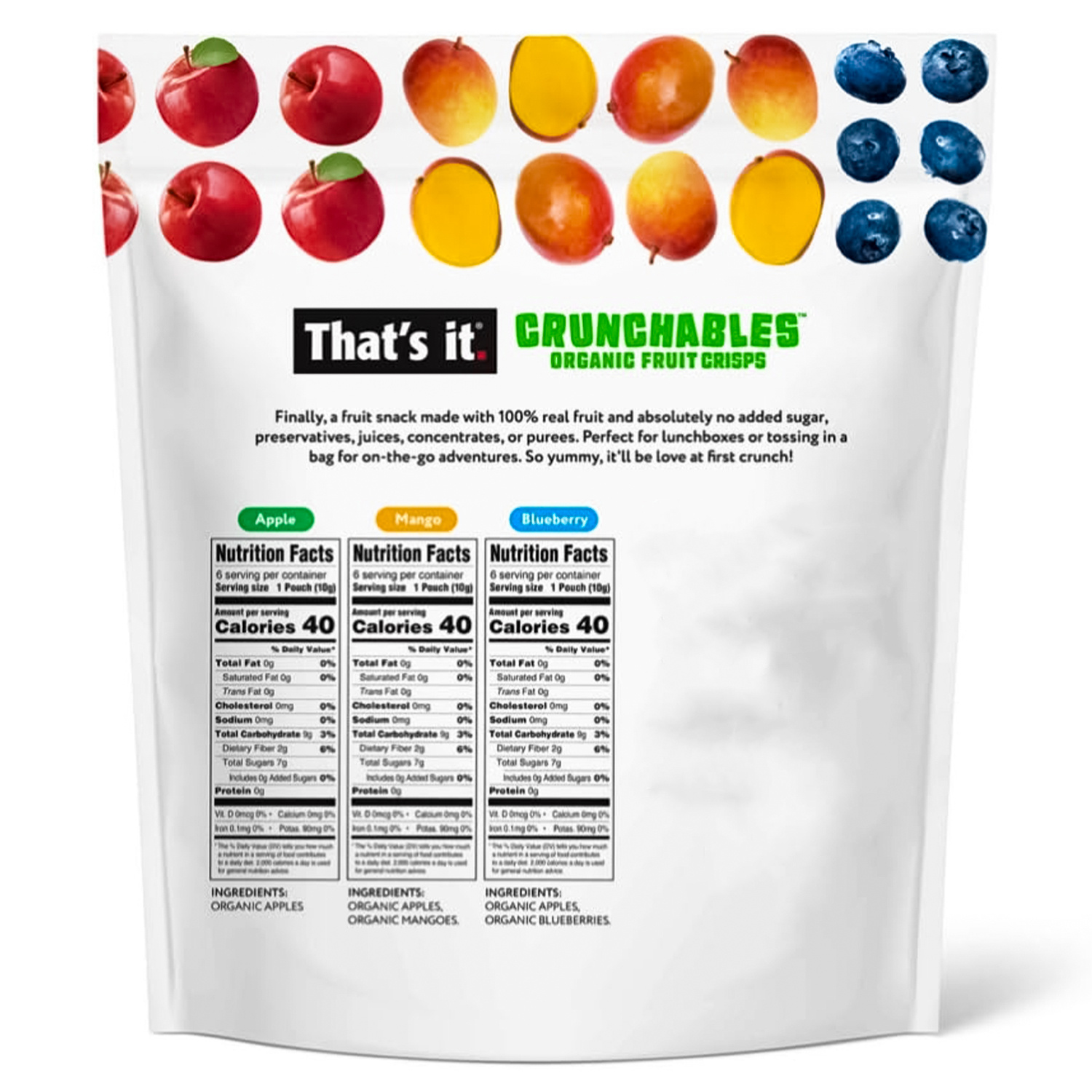 it crunchable   pack, 18 pack -   bites,     or  ,  , single-serve packs,   details 0