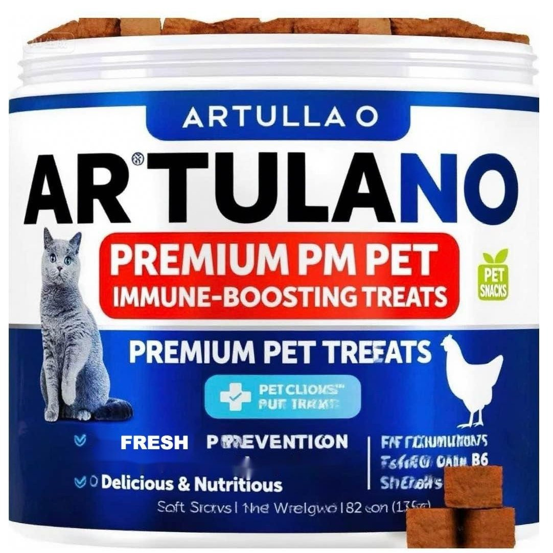 TEMU Daily Chewable Supplement For Cats & Kittens - 135 Soft Chewable Tablets Rich In Vitamins To Support Health, Skin Coat, Digestive And Urinary Systems For All .