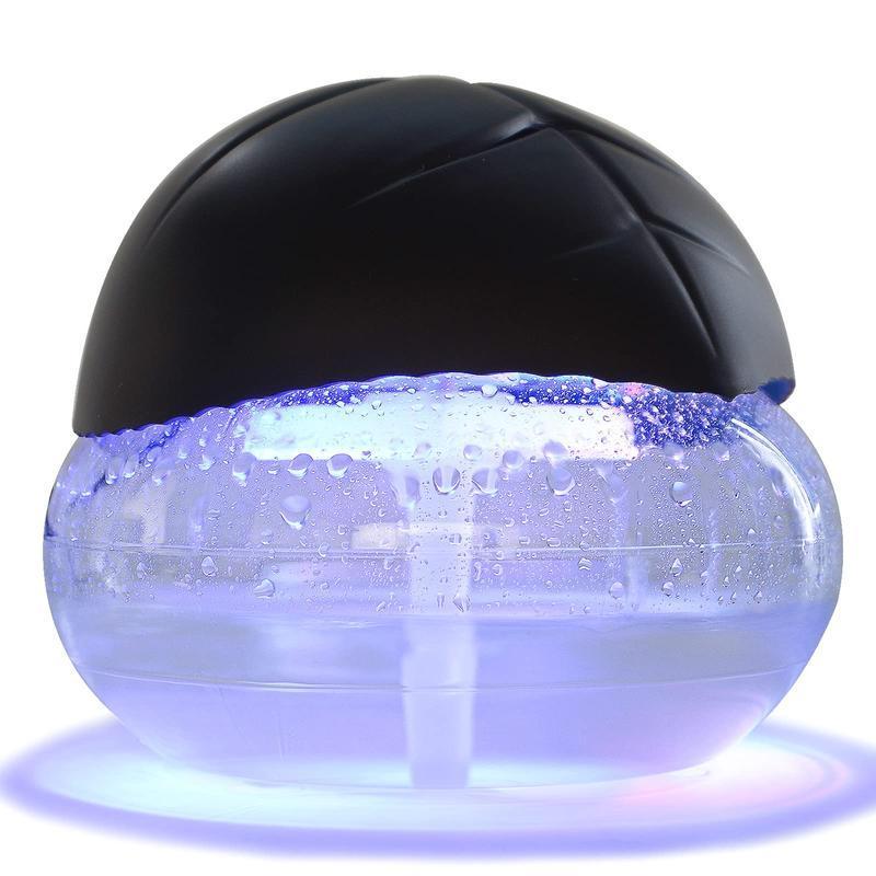 Air Purifier- Water Air Revitalizer, Air Washer, Air Freshener, Room Aromatizer, Aroma and Essential Oil Diffuser with 7 Color adjustable LED Lights