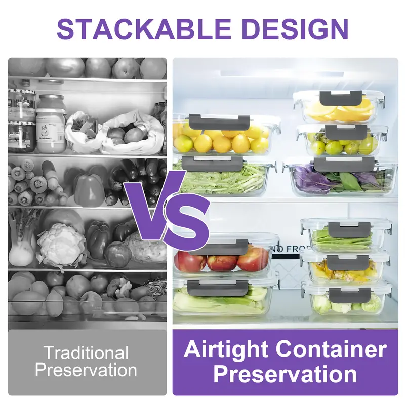 24pcs 12 lids 12 glass bowl glass food storage containers with airtight lids glass meal prep containers for lunch kitchen storage containers airtight freezer containers reusable ideal for food storage in microwave ovens refrigerators dishwashers offices schools and camping Product details 6