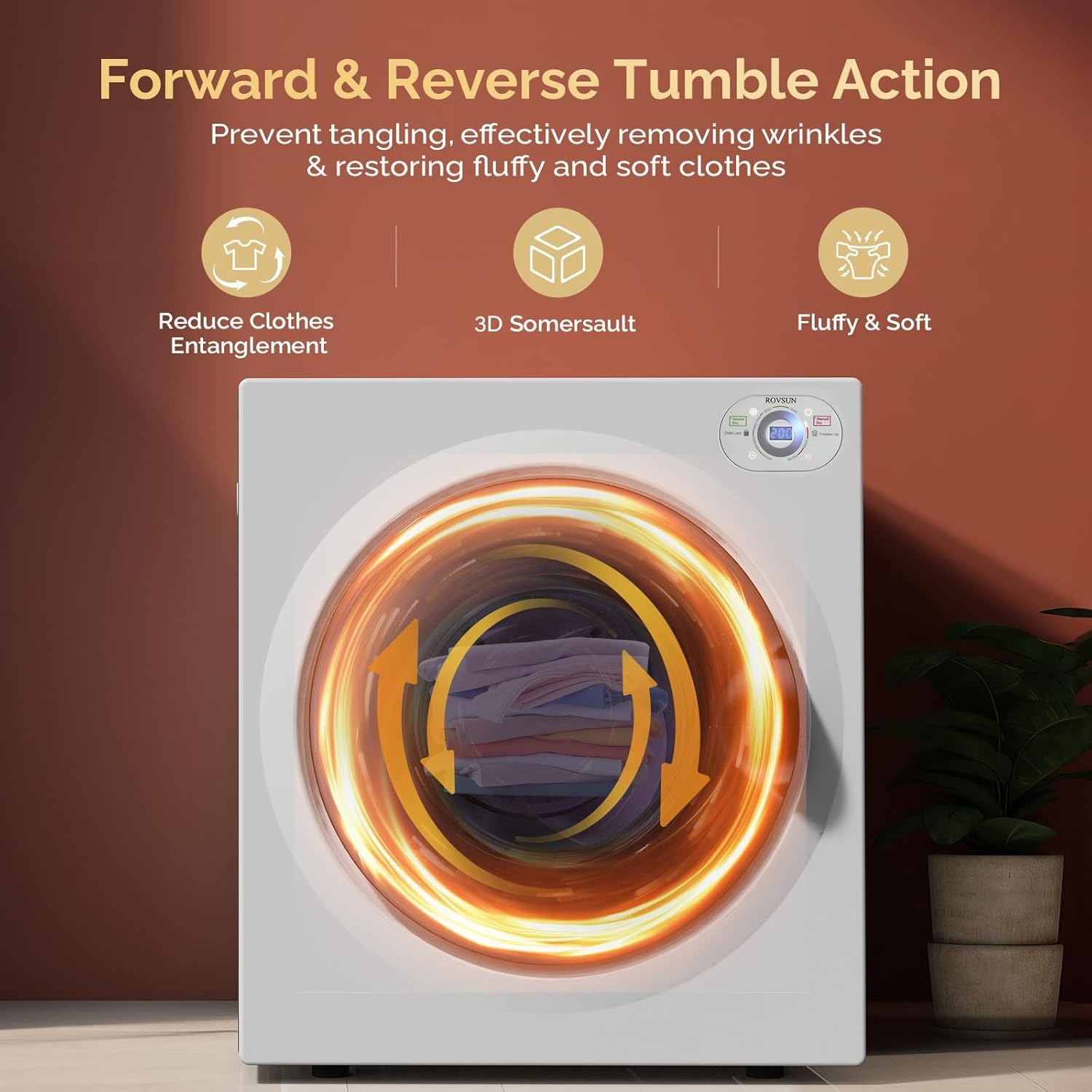 17.8LBS Washing Machine & 1.5CuFt Dryer Combo / Compact Laundry Set with Stainless Steel Tub / Smart Control, Quick Wash/Dry, Noise-Free /Apartment, Dorm, RV, Home Ideal for Small Spaces