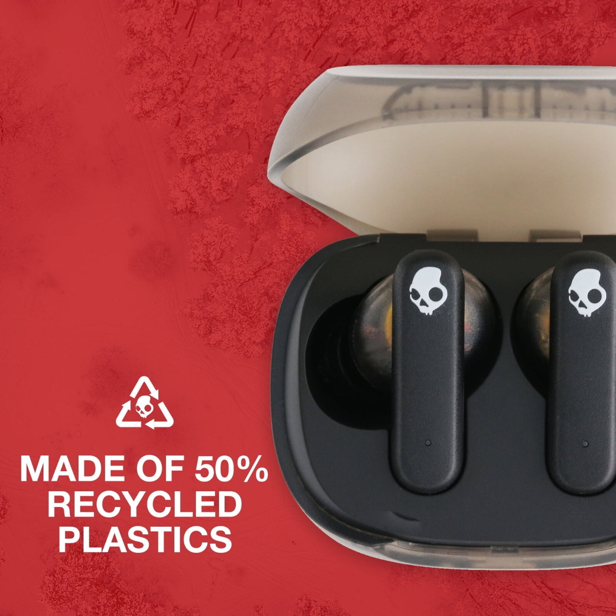 for   smokin buds xt wireless earbuds with bluetooth 5 3   smoky grey new model features low latency water and sweat   each ear can last   of use total 20 hours of long   details 3