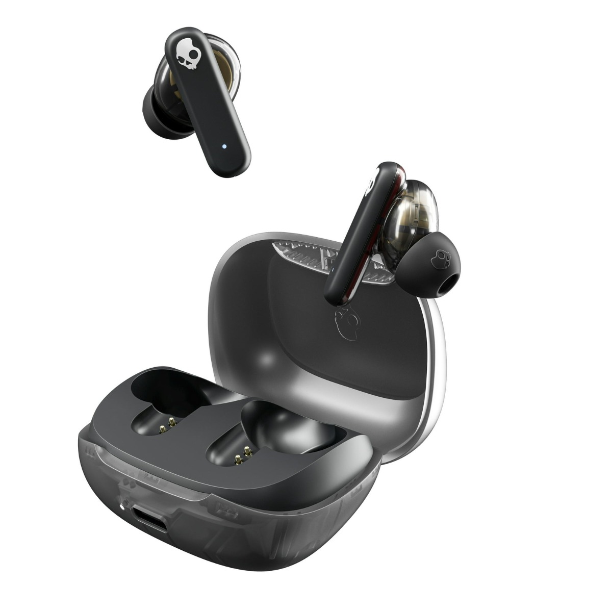 for   smokin buds xt wireless earbuds with bluetooth 5 3   smoky grey new model features low latency water and sweat   each ear can last   of use total 20 hours of long   details 1