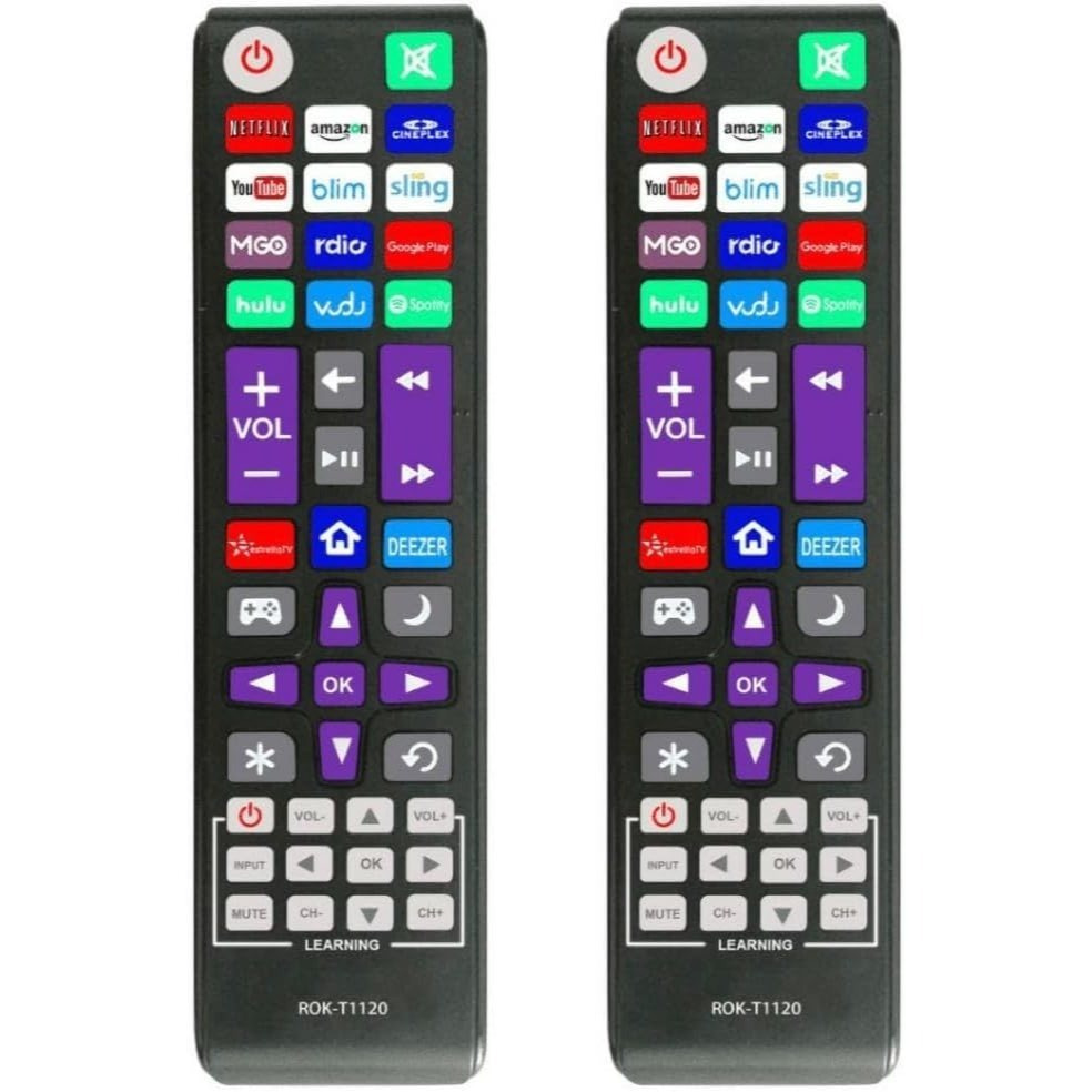 TEMU 2 Pack Universal Remote Brand Tc-l,san-yo,l-g, R-ca, Phi-lips, -chi,o-nn,-,sha-rp,jv-c, And App-le 1,2,3 Generations, Wa-ve I/ii/iii/iv, Not For