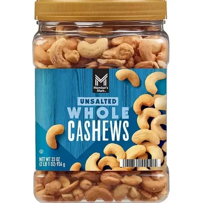 TEMU 2.06 Lb Bag - Premium Whole Cashews, Unsalted, Unroasted - Creamy