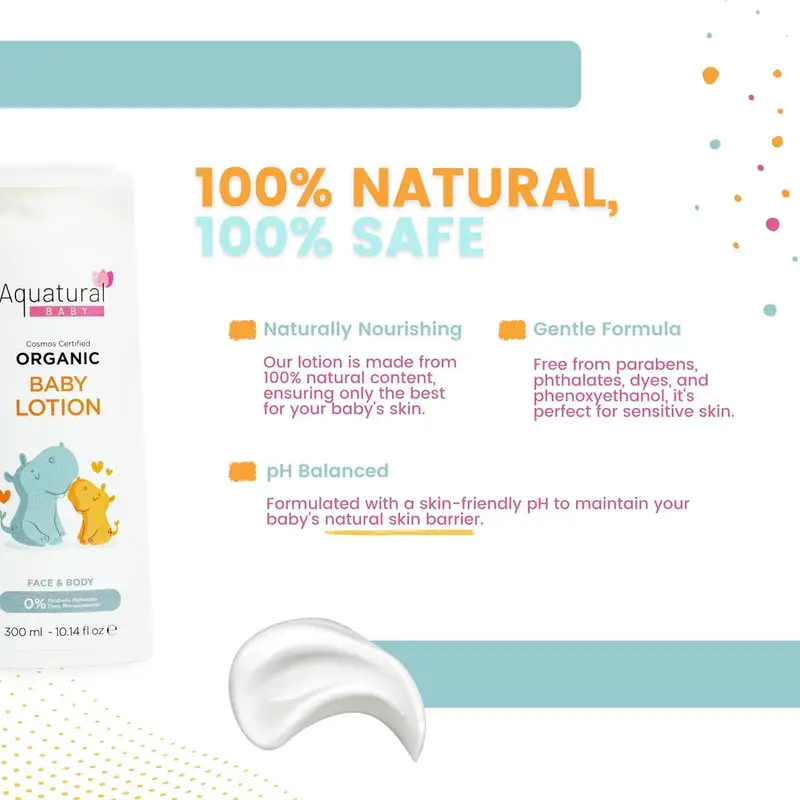 baby lotion for newborn natural face body cream moisturizer toddler delicate dry skin lotion 10 14fl oz Product details 4