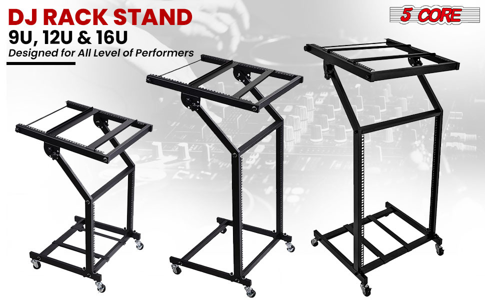 5 core 16u professional audio rack mount dj mixer stand - Temu