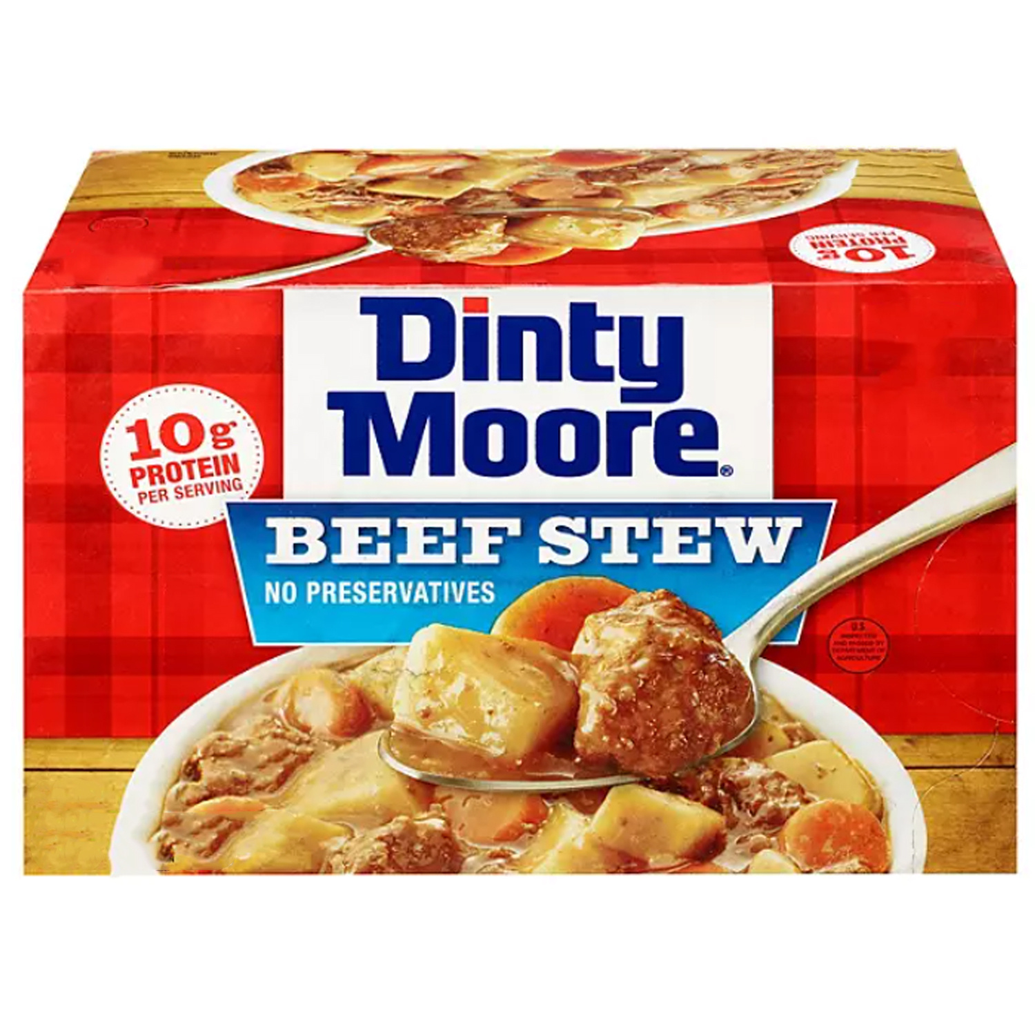 TEMU 6 Pack - Dinty Moore Beef Stew, Hearty Beef Stew With Tender Beef, Potatoes, And Carrots