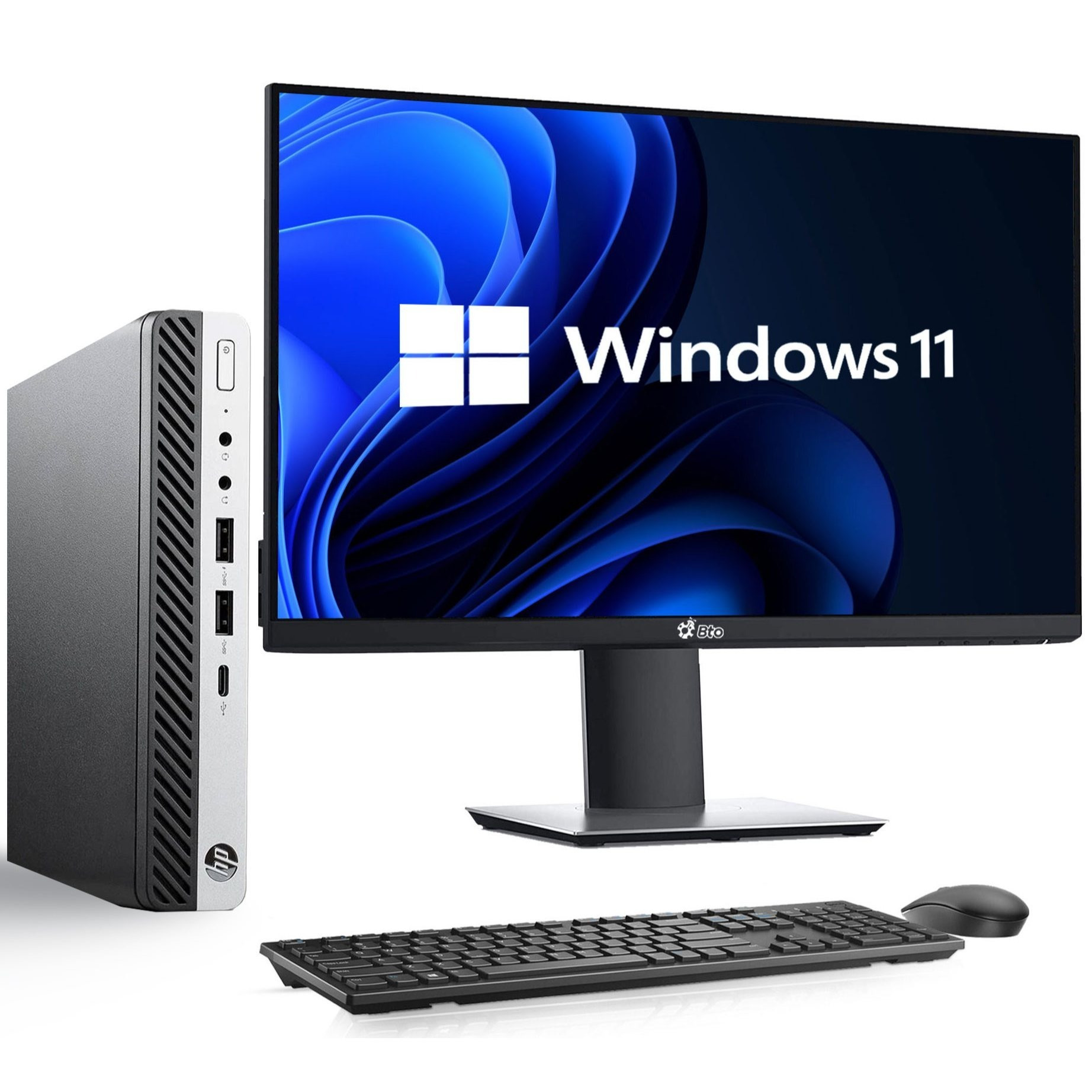 mini pc, lake n100 (up to 3.4ghz), win 11 pro desktop computer