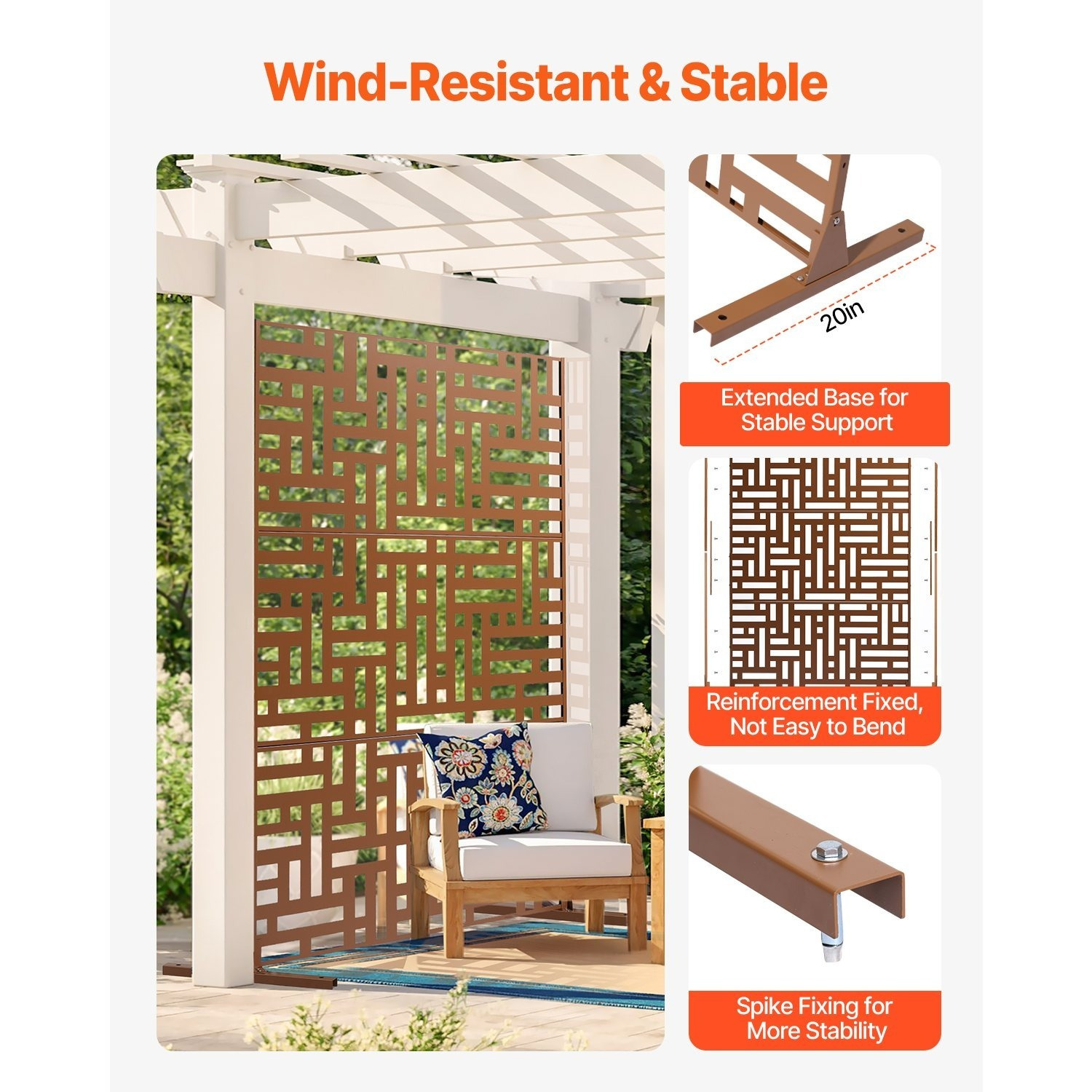 Metal Privacy Screen 36