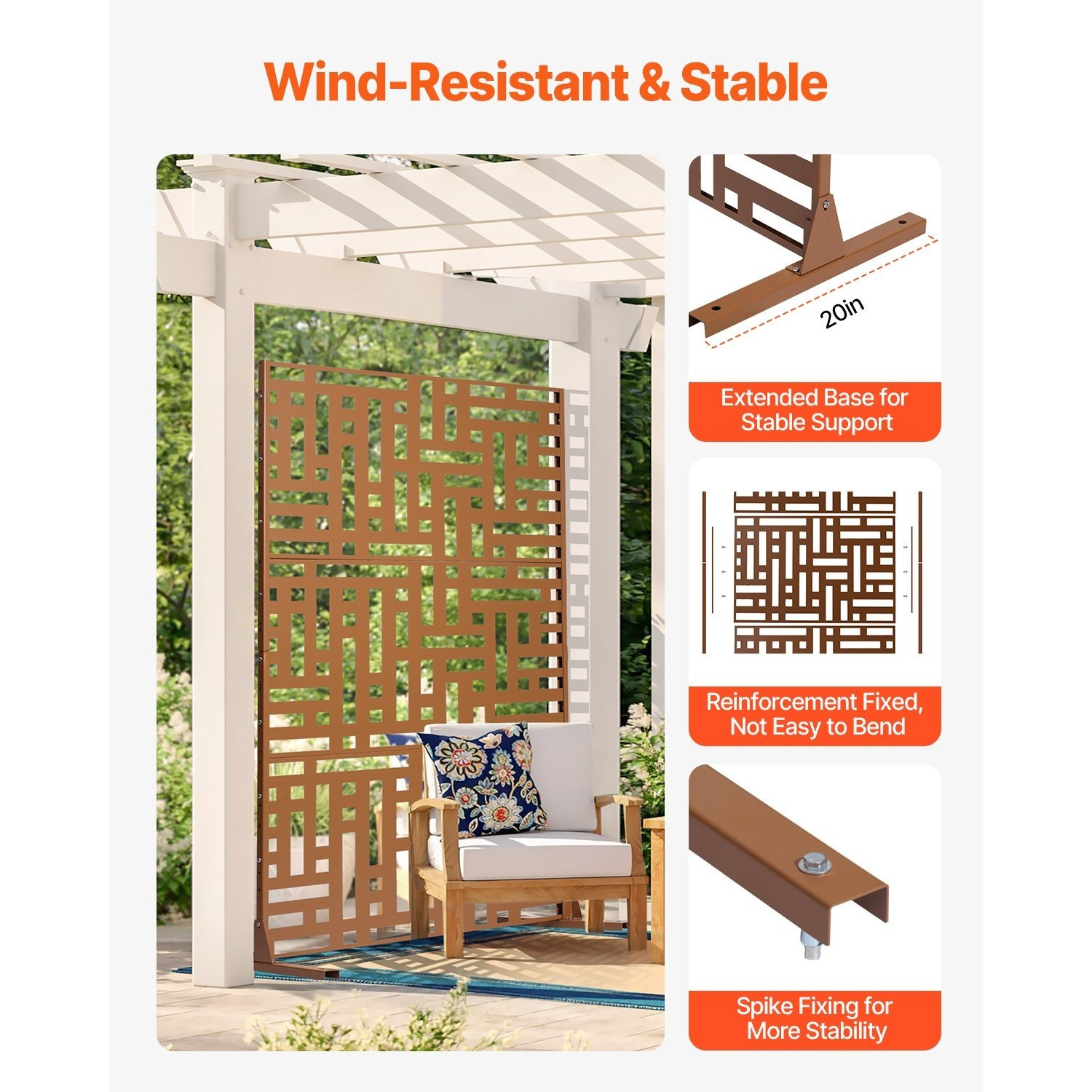 Metal Privacy Screen 36
