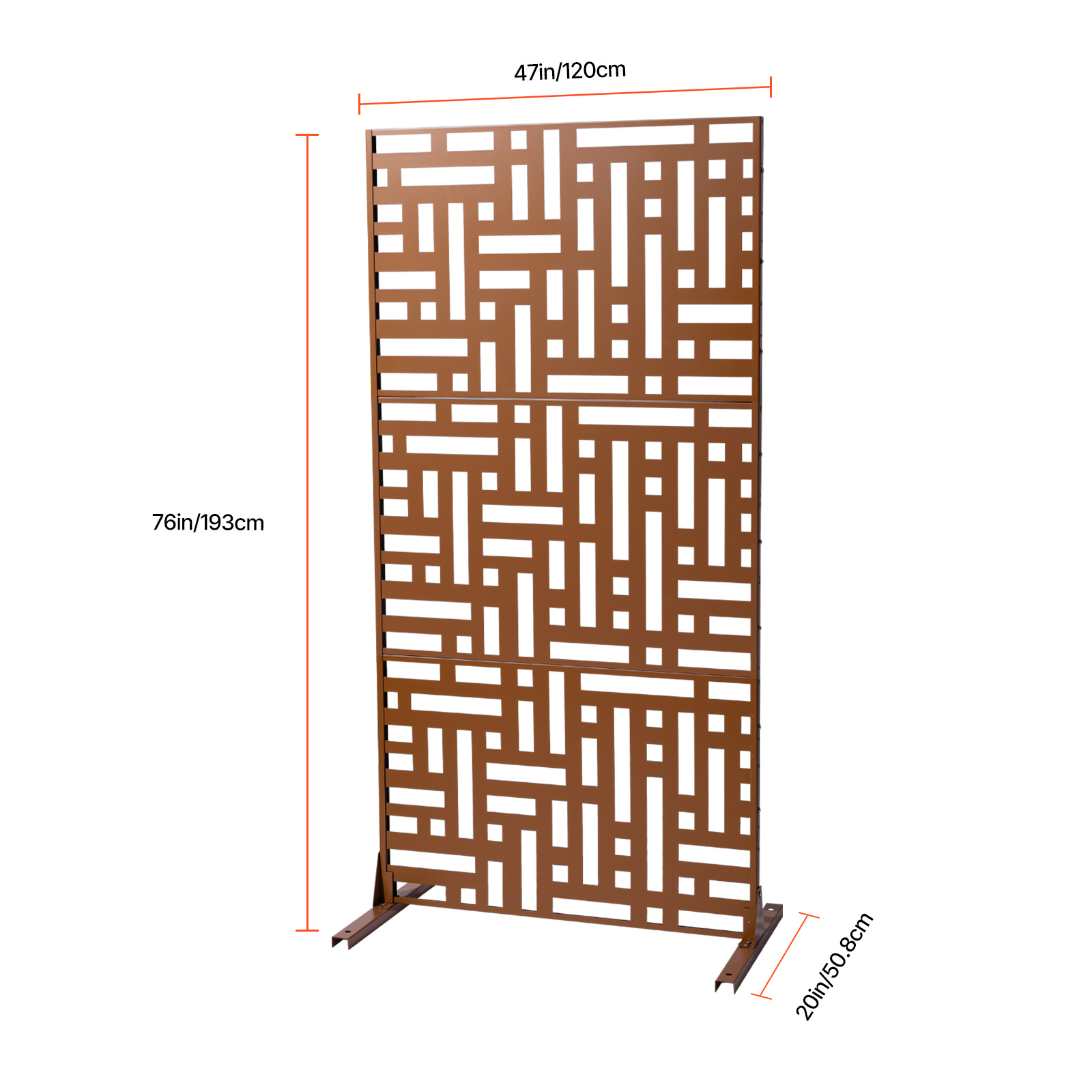 Metal Privacy Screen 36