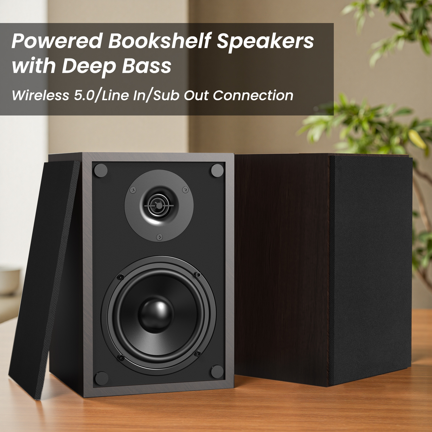 Alibaba Wireless Bookshelf Speakers For Tv Studio Monitor Speaker