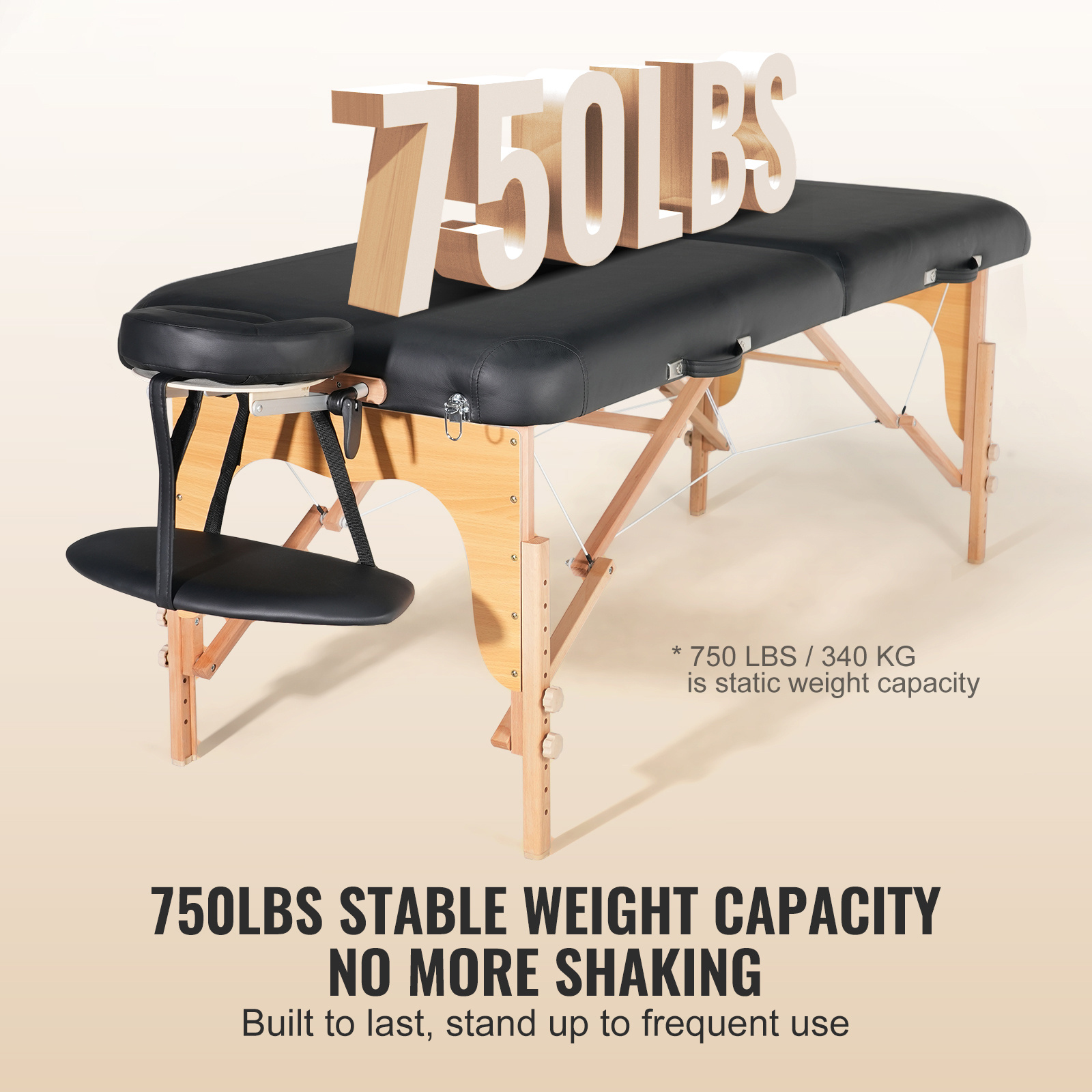   professional wide massage table 30 w heavy duty folding massage   level height adjustable facial salon tattoo bed portable spa table with headrest hand pallet carrying bag 750lbs