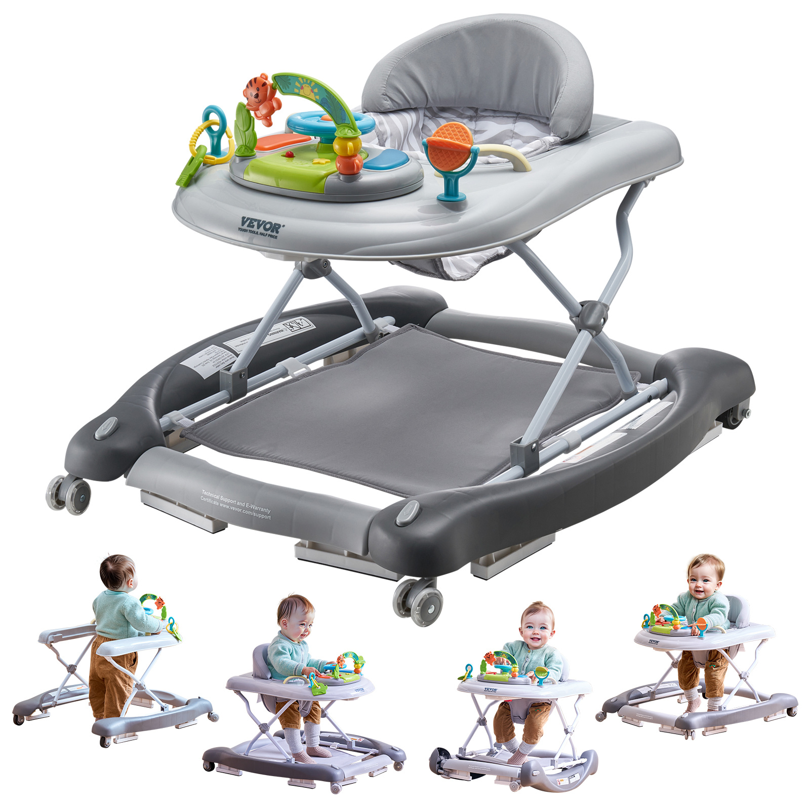 baby walker with wheels sold on Temu United States