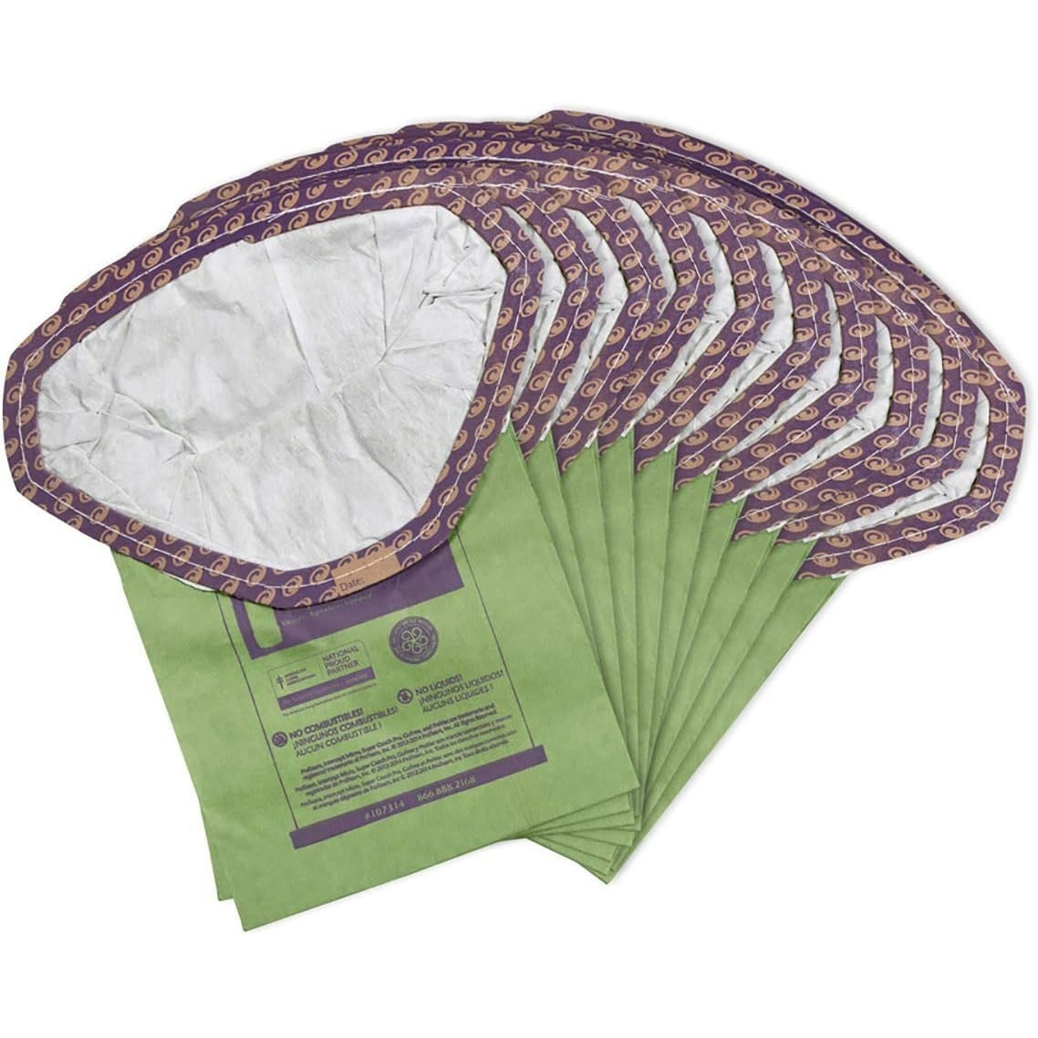 6 Qt. Micro Filter Bag, Open Collar, 10 Pk: Super Pro 6, , 6, 6 Plus And Ii (#107314)