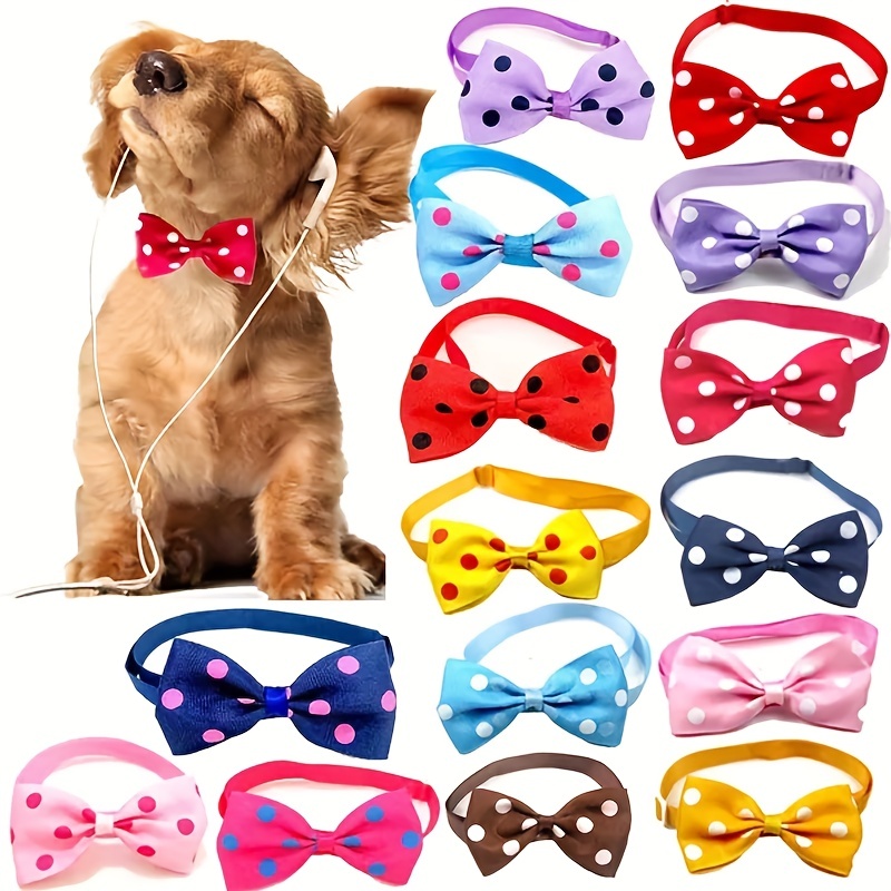 

Dog Collar Adjustable Bow Collar Pet Supplies