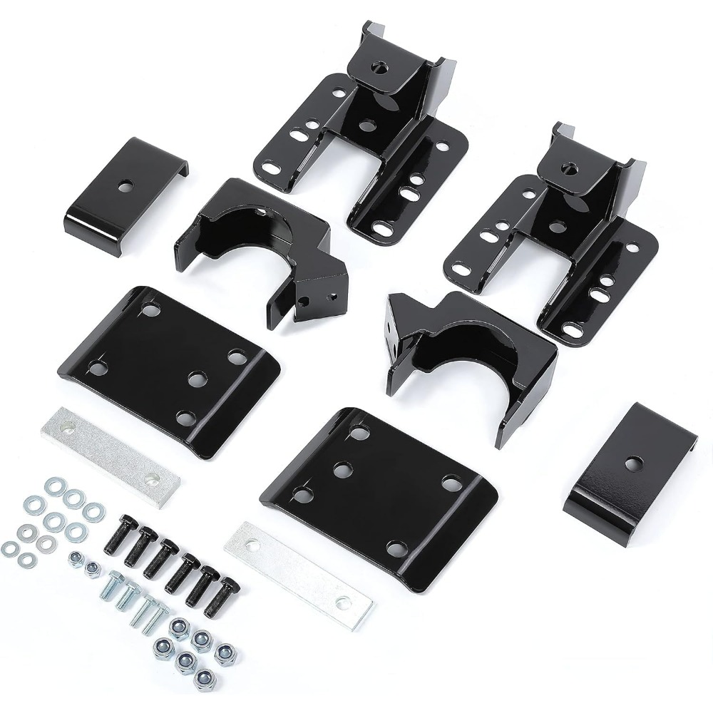 5-6" Rear Drop Axle Flip Kit Fits 2007-2020 For Silverado Sierra 1500 2wd 4x4 Lowering Drop Flip Kit Powder Steel Coated
