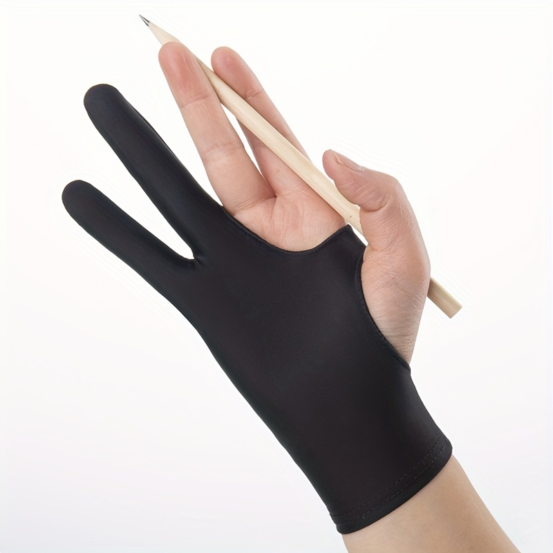 

1 Piece Artpro Polyester Anti-touch Drawing Glove, Single-finger -layer Design, Suitable For Tablet And Flat Drawing, No Charging, No Battery Required