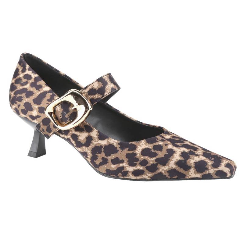 Women Shoes Dressy Womens Ladies Low Kitten Heel Mary Jane Style