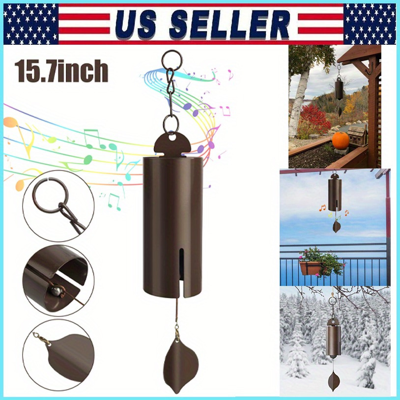 

Large Deep Serenity Metal Bell Wind Chimes Outdoor Home Decor