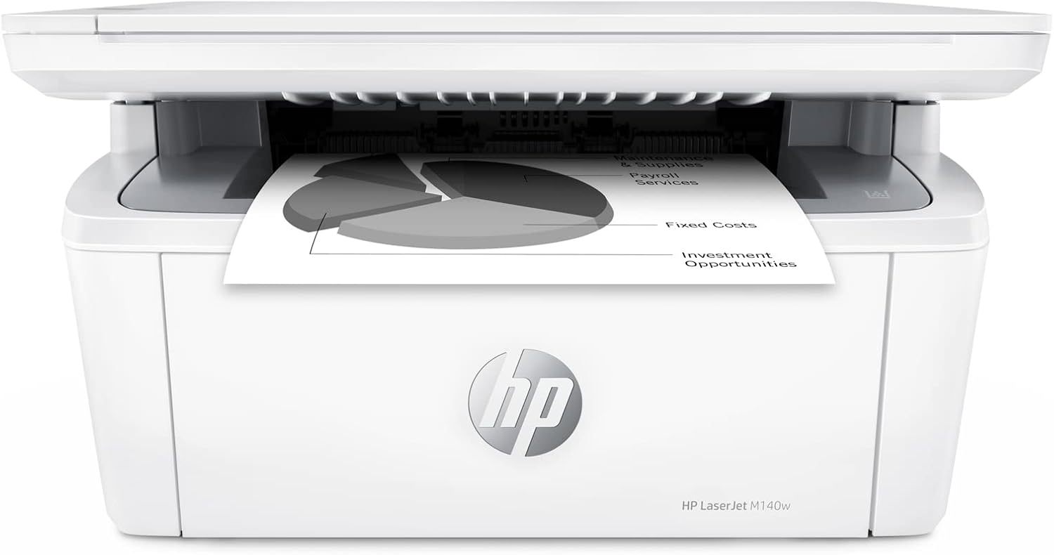 HP LaserJet MFP M140w Wireless Monochrome All-in-One Printer (7MD72F) (Refurbished)