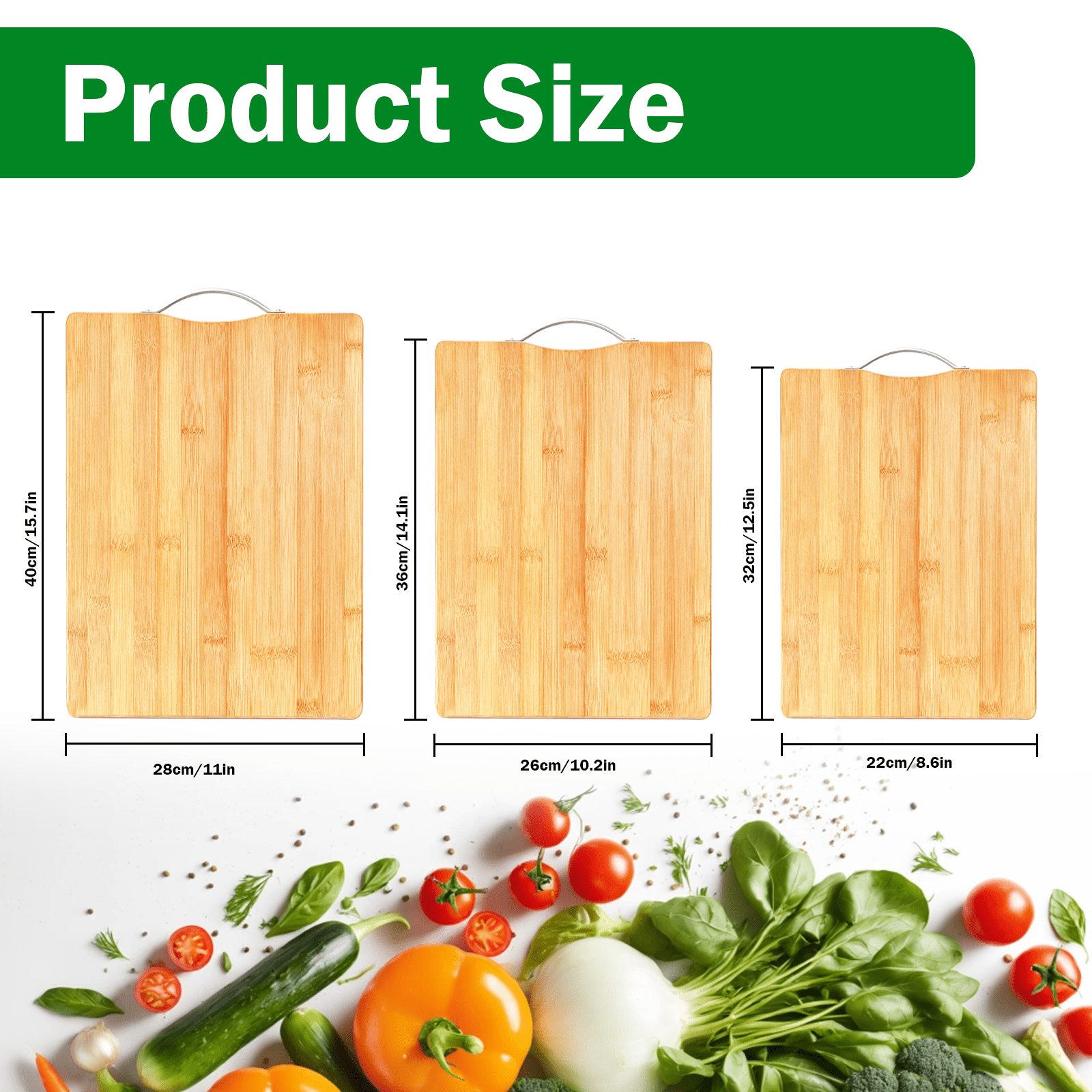 

Multi-functional Wooden Cutting Board With , Kitchen And Dining Room Use, Easy Handling Of Fruits, Vegetables, Meat