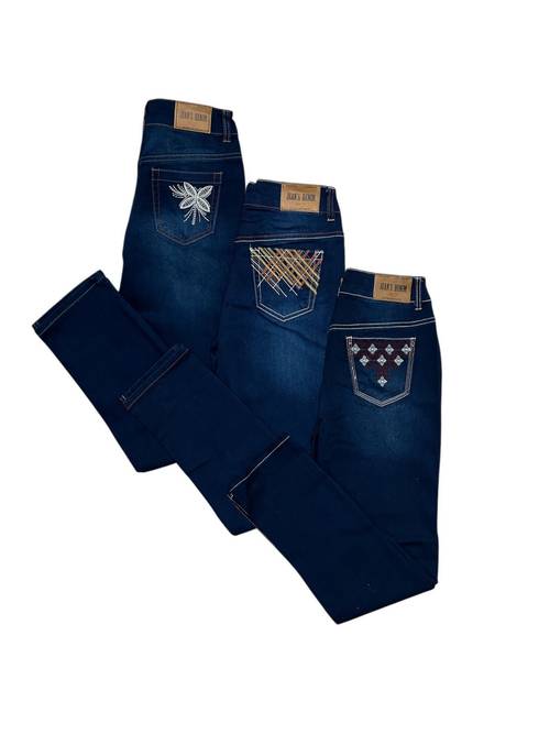 3 pack womens fitted stretch jeans unique styles everyday