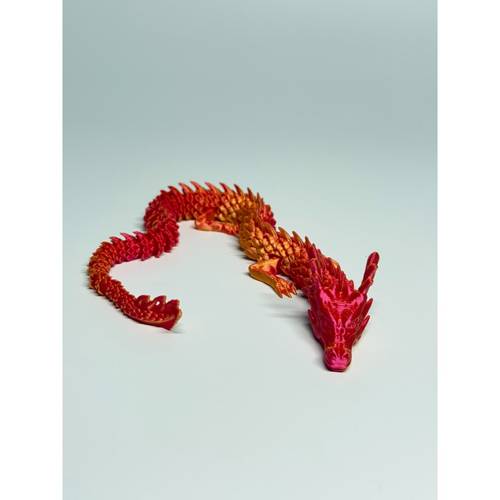 3d printed dragon 11 8in articulated dragon fidget toy posable flexible dragon toys for car decoration and ornament perfect birthday gift christmas gift room decoration